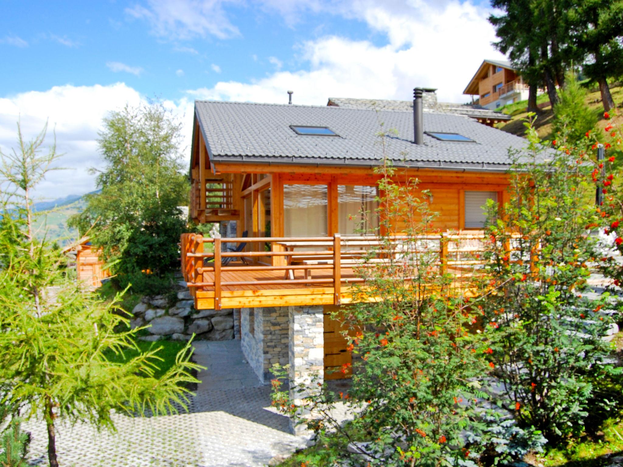 Foto 1 - Casa de 4 habitaciones en Nendaz con jardín y vistas a la montaña