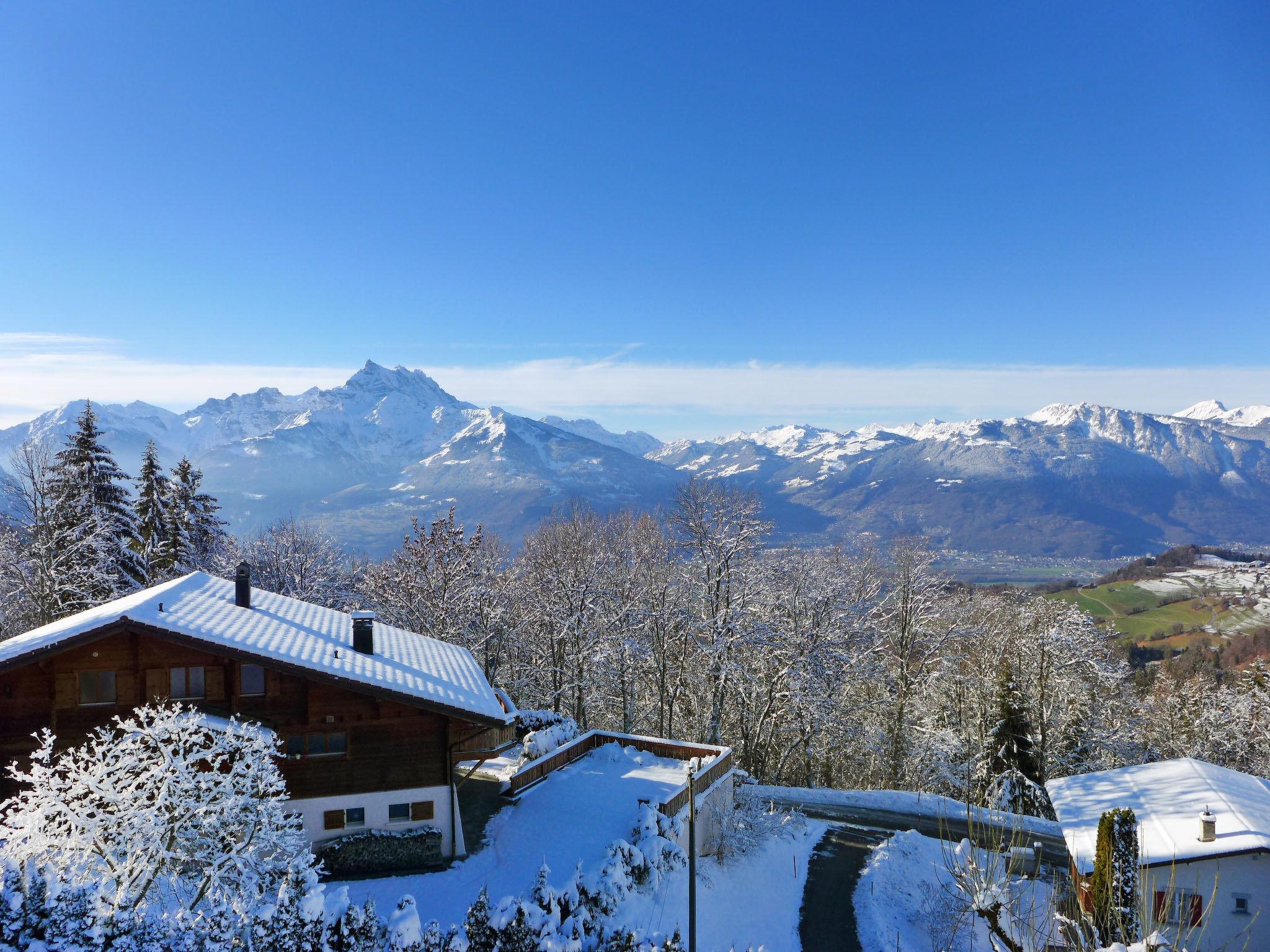 Photo 35 - Appartement de 2 chambres à Ollon avec sauna et vues sur la montagne