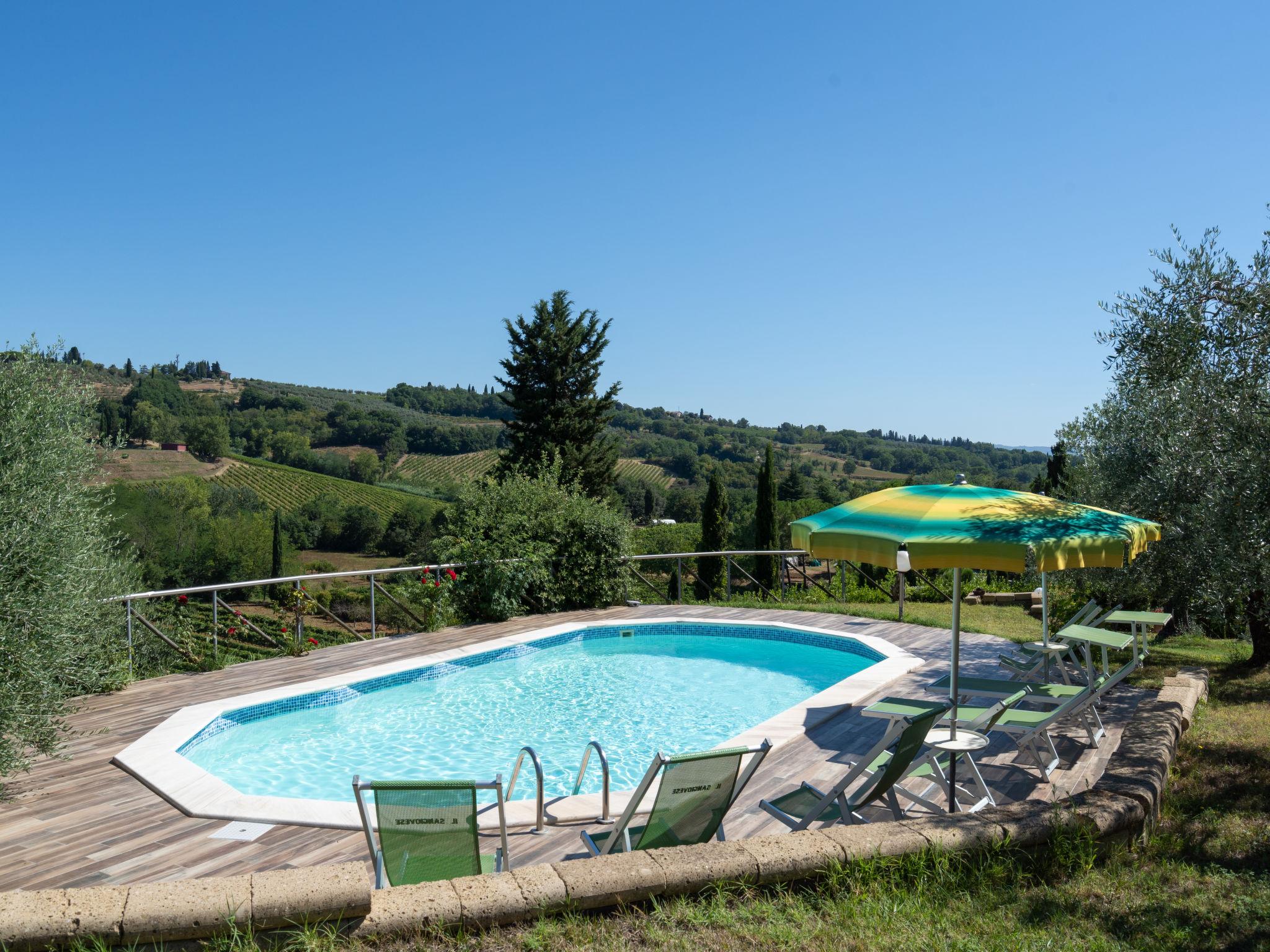 Foto 28 - Casa con 3 camere da letto a San Gimignano con piscina privata e giardino