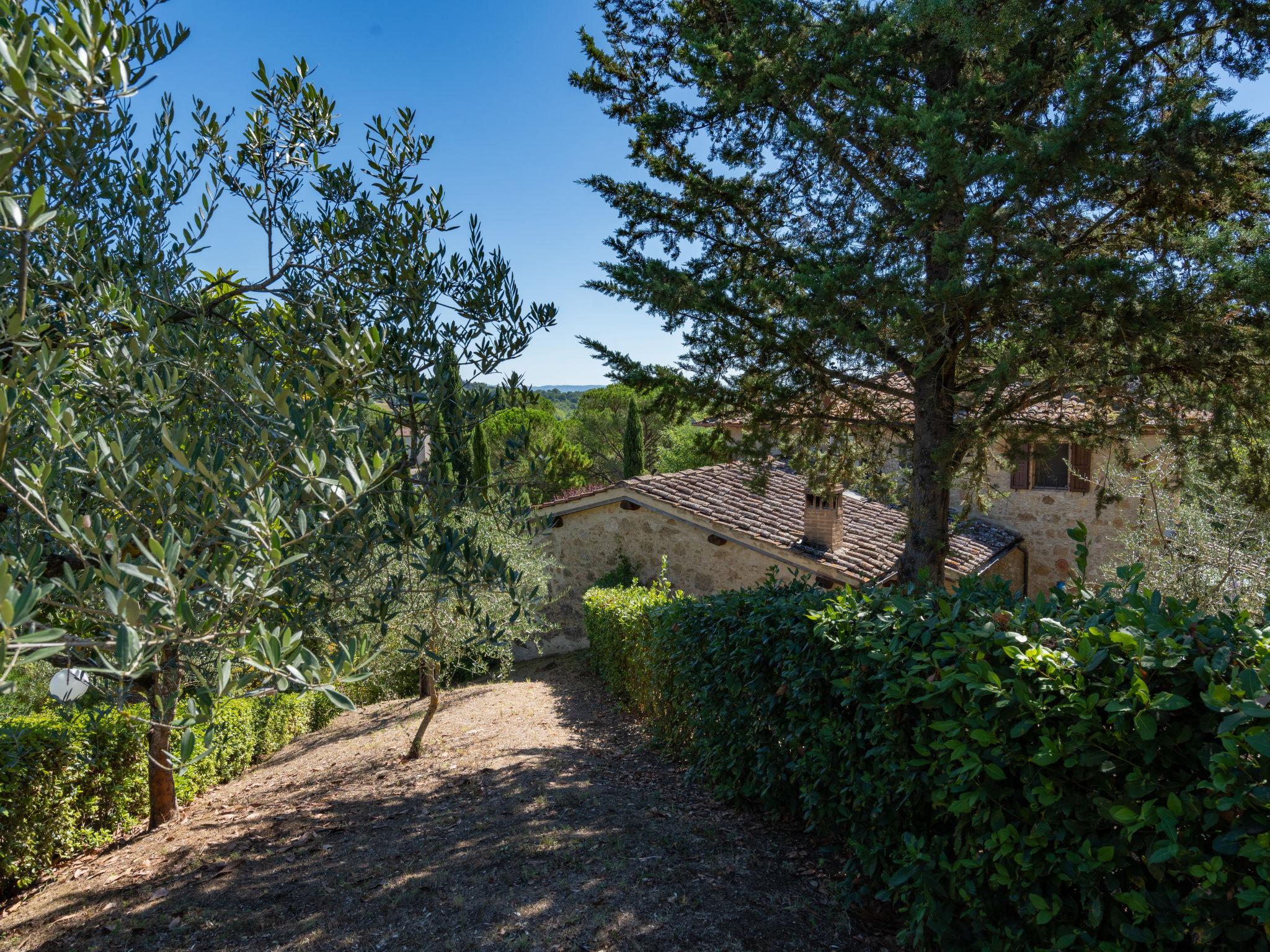 Foto 40 - Casa de 3 habitaciones en San Gimignano con piscina privada y jardín