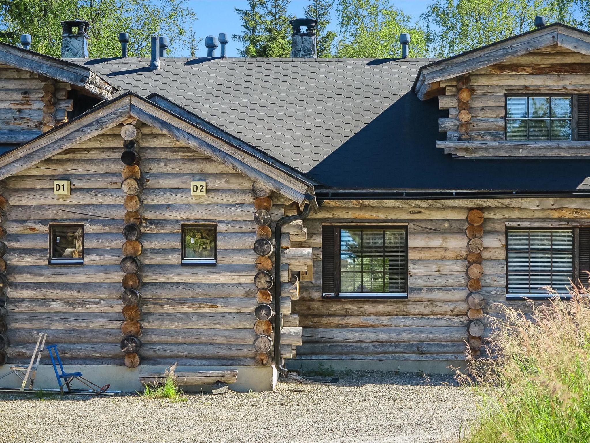 Foto 5 - Casa de 2 habitaciones en Sodankylä con sauna y vistas a la montaña