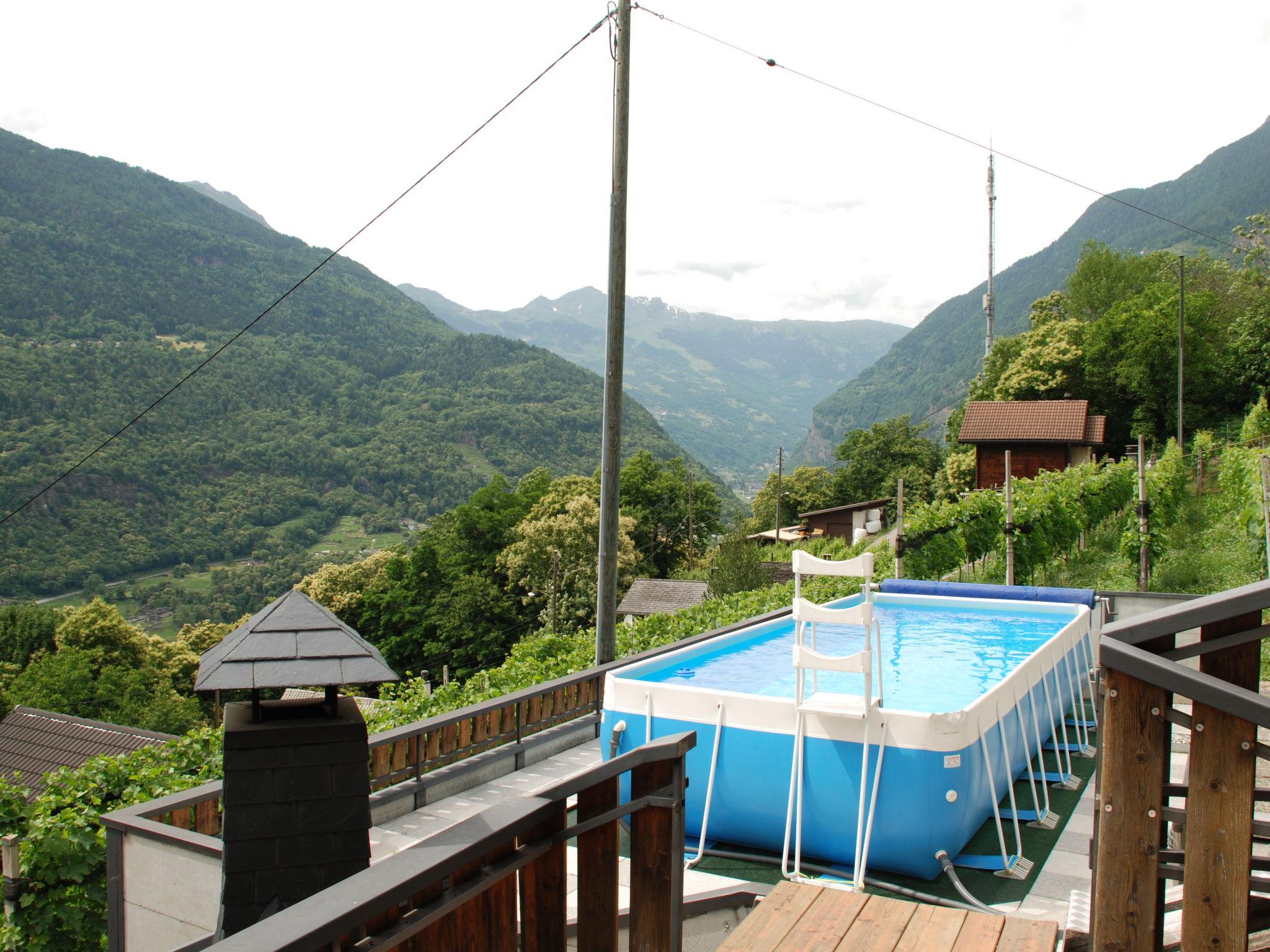 Photo 2 - Maison de 3 chambres à Serravalle avec piscine privée et vues sur la montagne