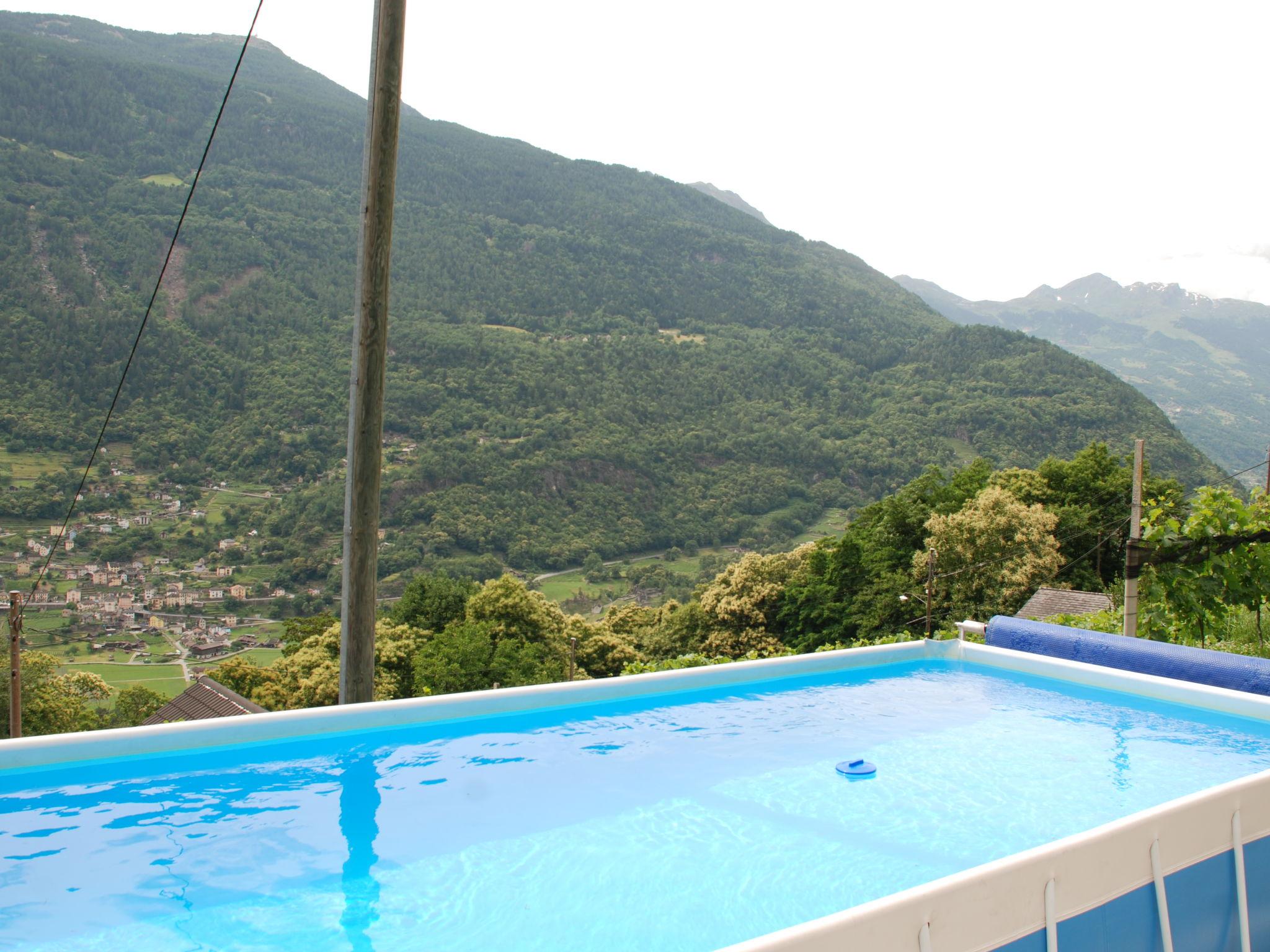 Foto 15 - Casa con 3 camere da letto a Serravalle con piscina privata e vista sulle montagne