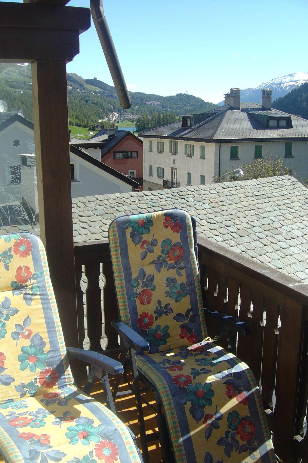 Foto 7 - Apartamento de 1 habitación en Silvaplana con jardín y vistas a la montaña