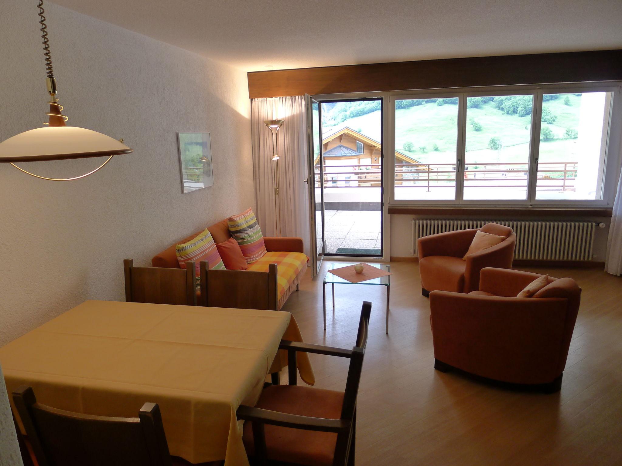 Foto 10 - Appartamento con 1 camera da letto a Leukerbad con terrazza