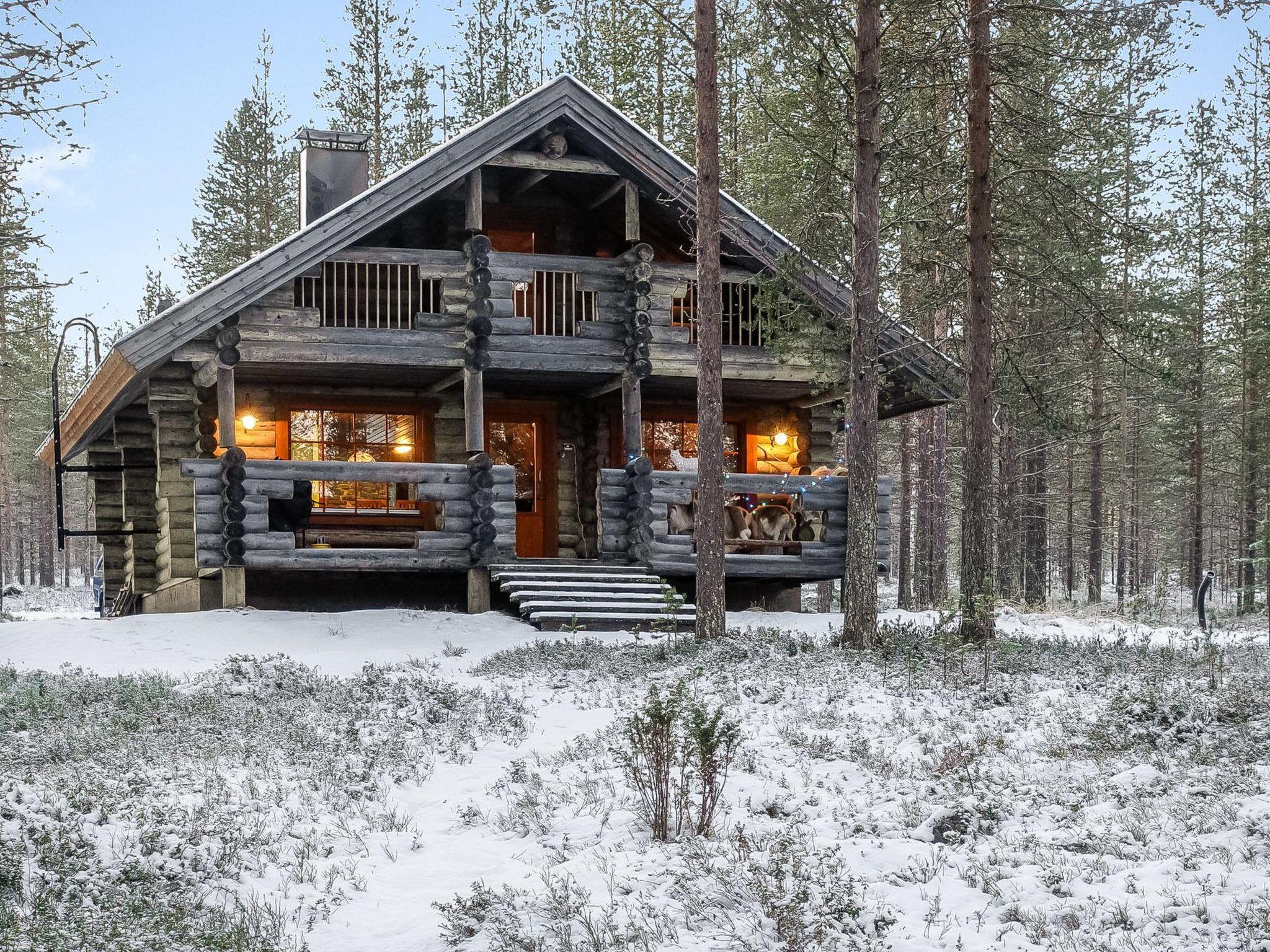 Foto 1 - Casa de 3 quartos em Sodankylä com sauna e vista para a montanha