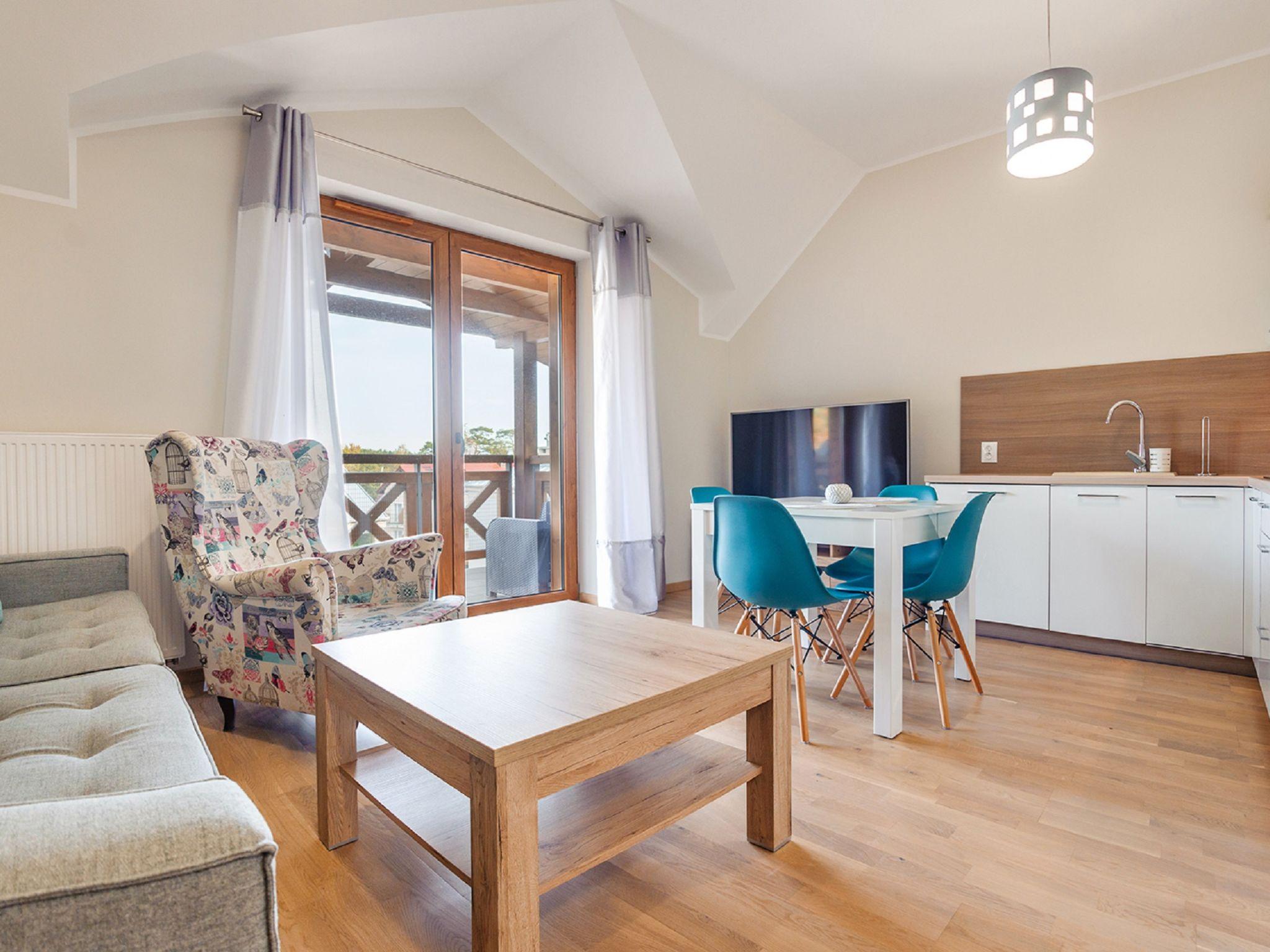Foto 3 - Apartamento de 1 habitación en Mielno con vistas al mar