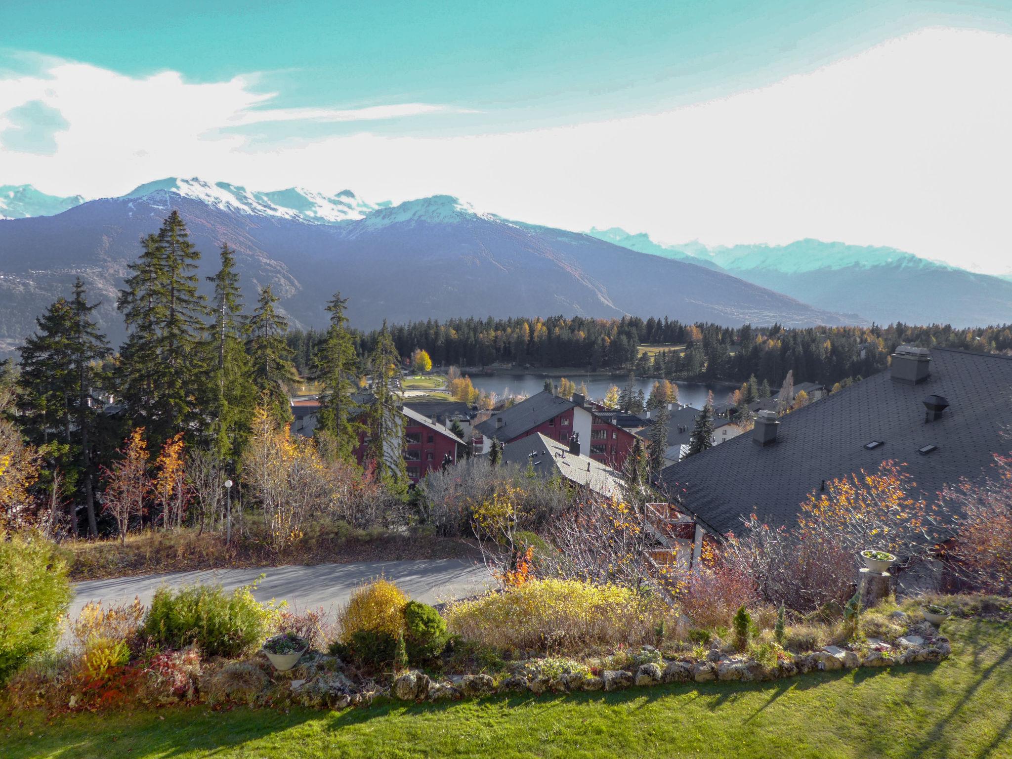 Foto 1 - Apartamento de 2 quartos em Crans-Montana com vista para a montanha