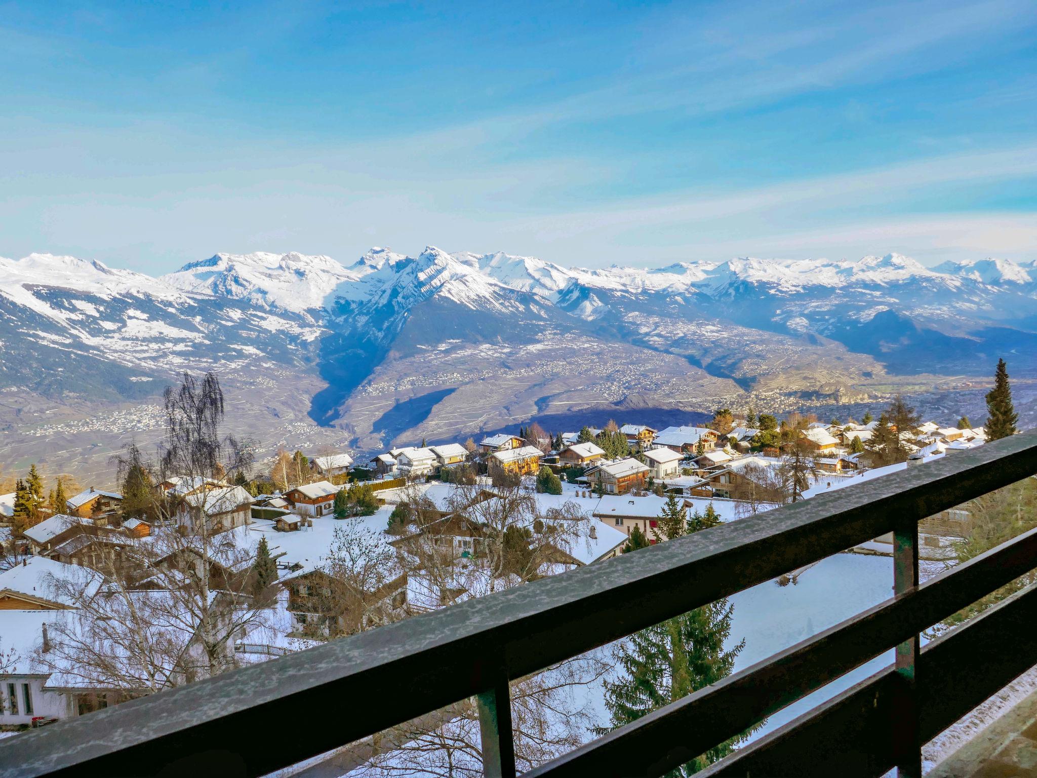 Foto 2 - Apartamento de 2 quartos em Nendaz com piscina e vista para a montanha