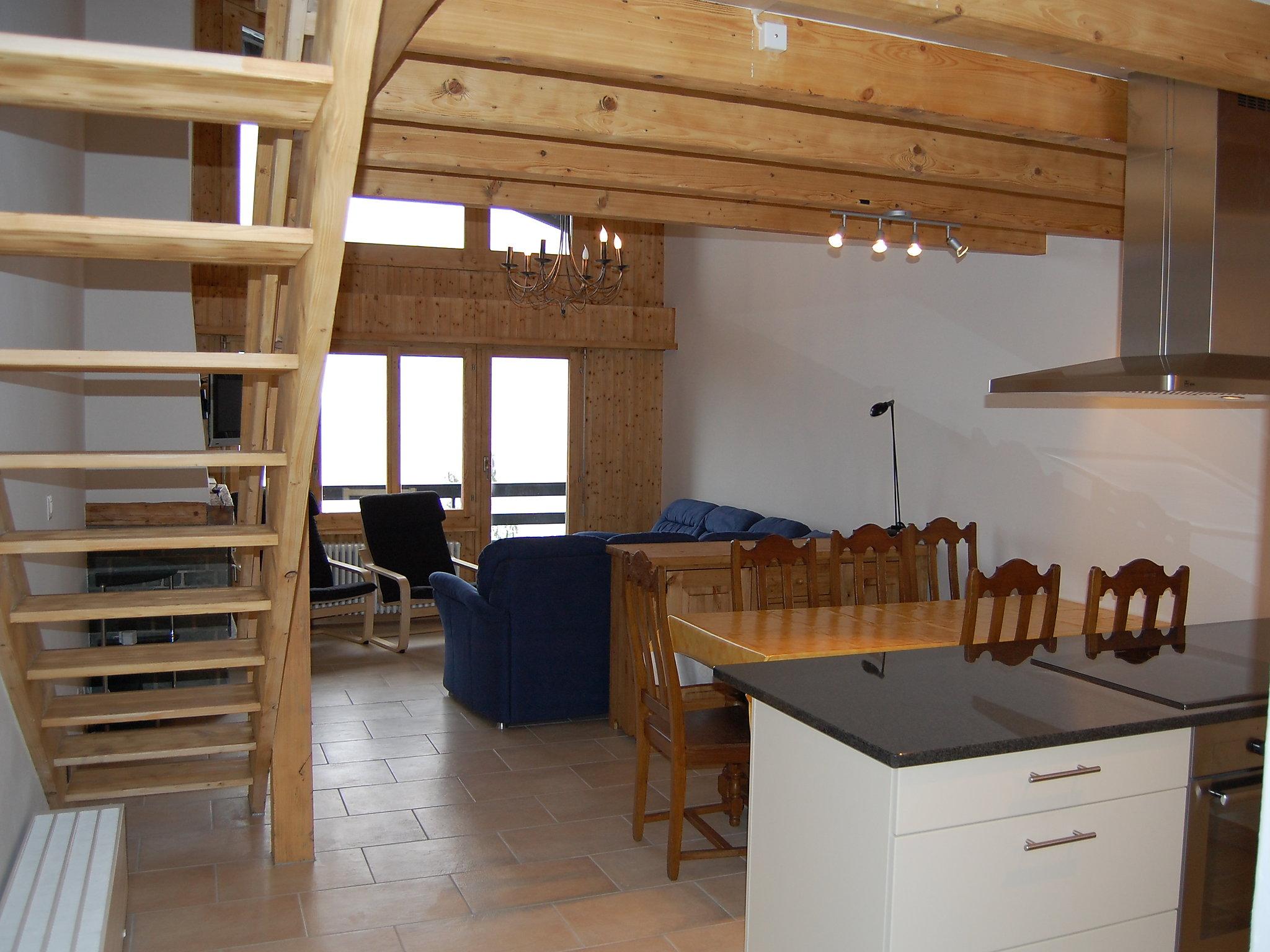 Foto 7 - Apartamento de 2 quartos em Nendaz com piscina e vista para a montanha