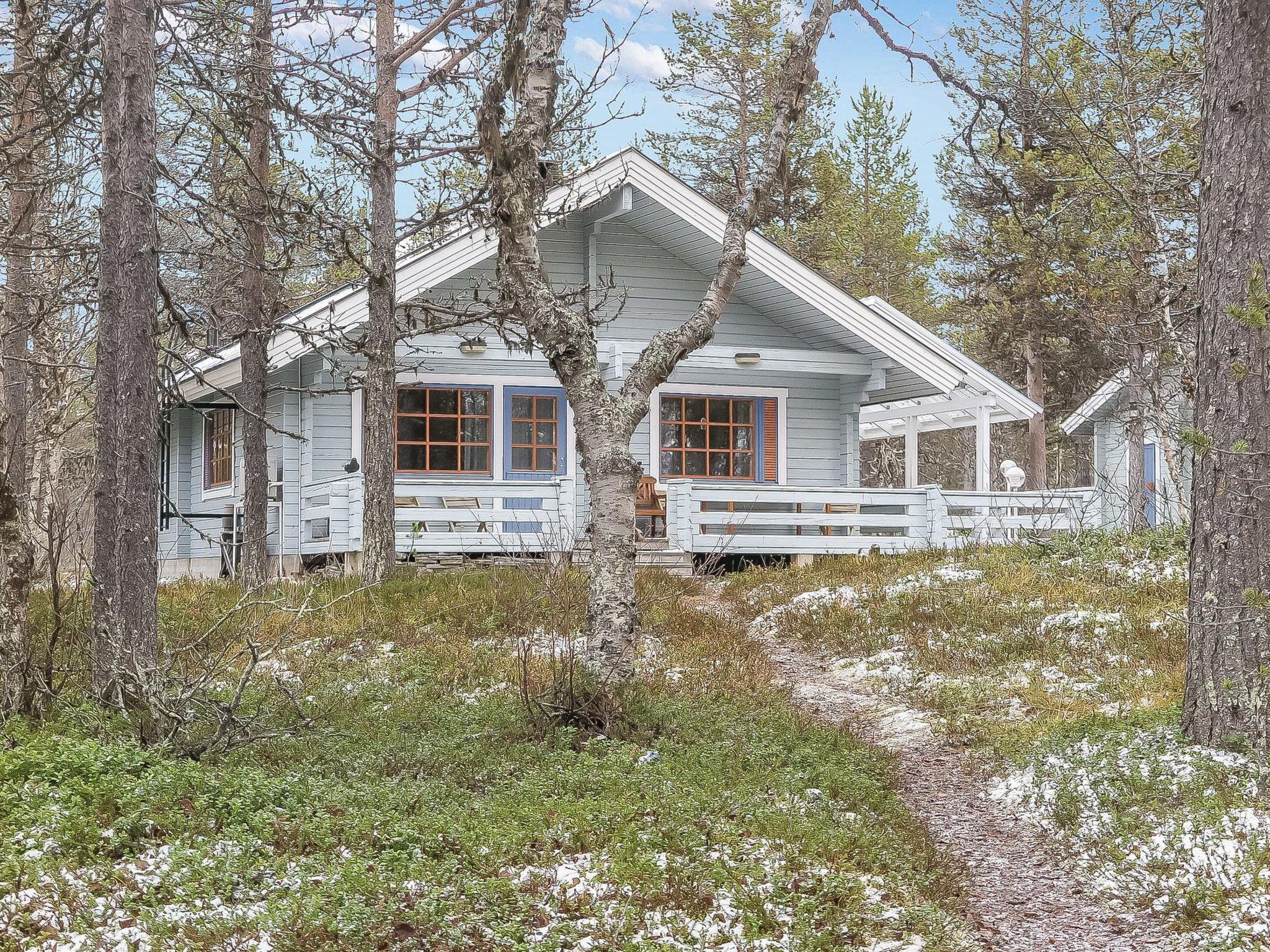 Foto 1 - Casa de 3 habitaciones en Sodankylä con sauna y vistas a la montaña