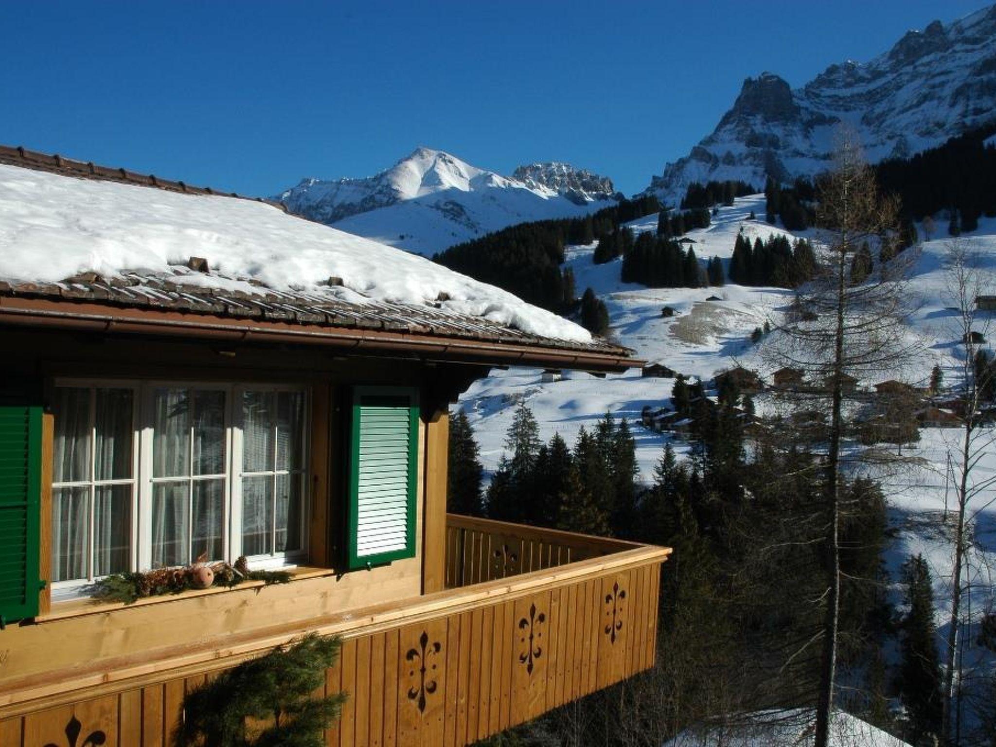 Photo 2 - Appartement de 2 chambres à Adelboden avec jardin