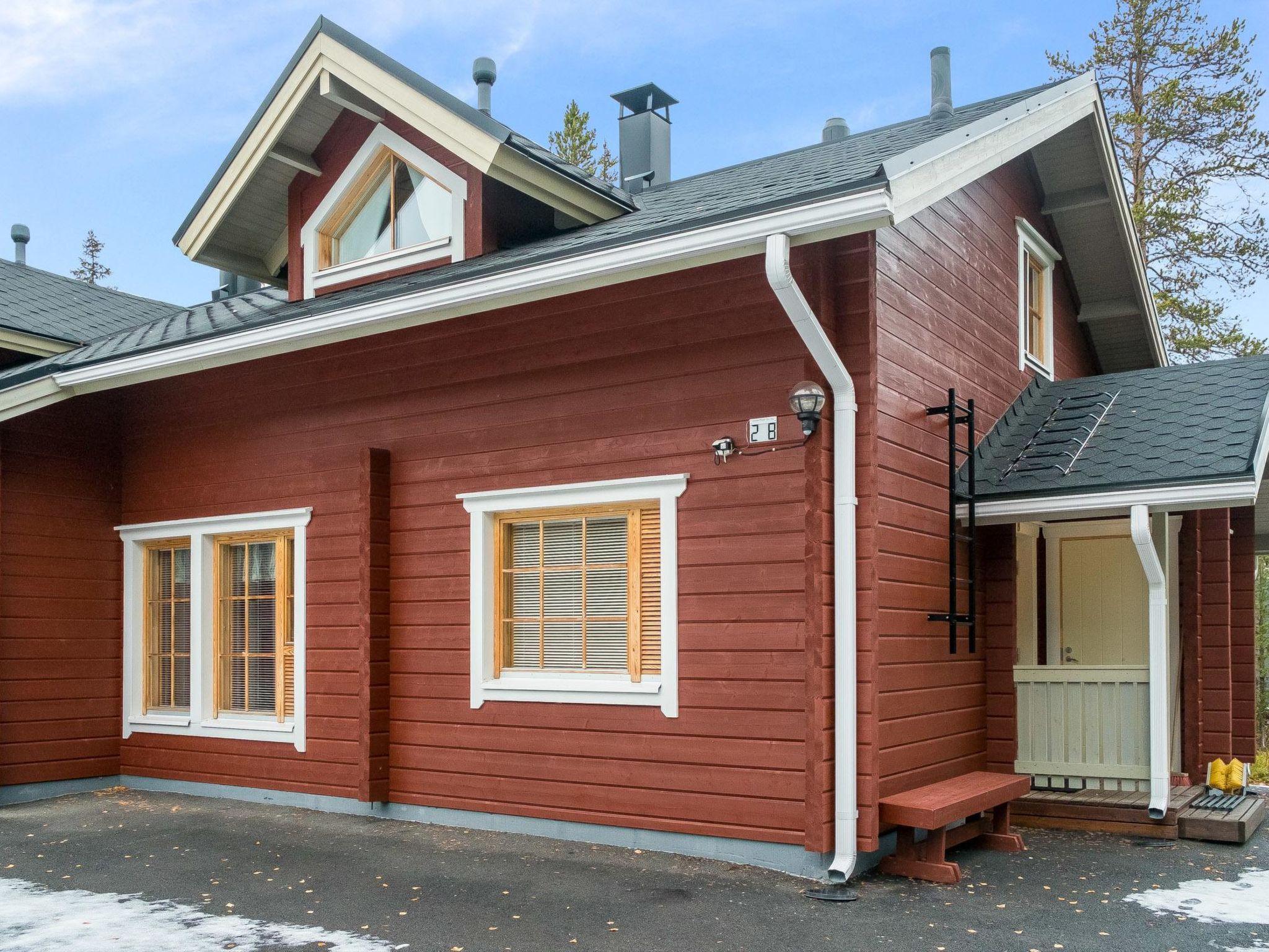 Foto 1 - Casa de 3 habitaciones en Kittilä con sauna y vistas a la montaña