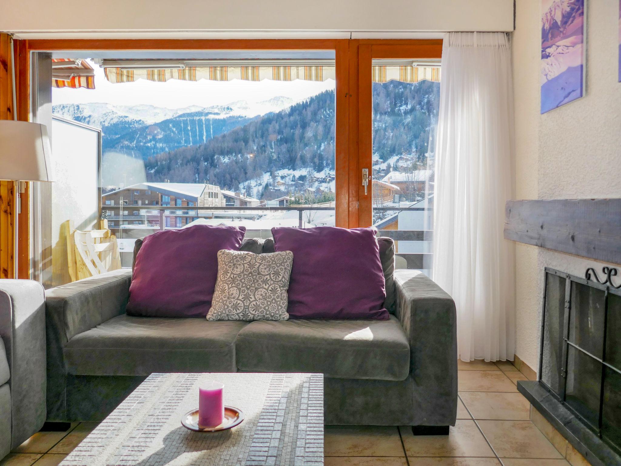 Foto 7 - Apartamento de 2 quartos em Nendaz com vista para a montanha