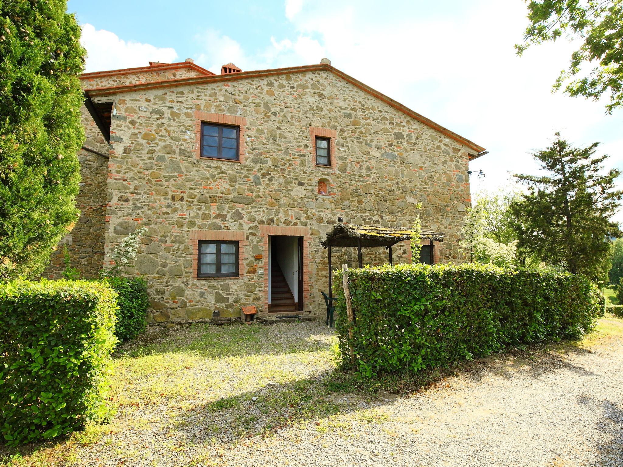 Foto 12 - Apartamento de 2 habitaciones en Gaiole in Chianti con piscina y jardín