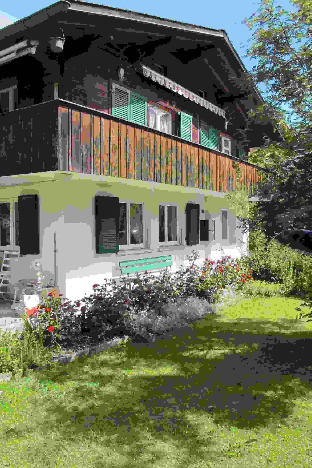 Foto 2 - Apartamento de 2 habitaciones en Adelboden con jardín