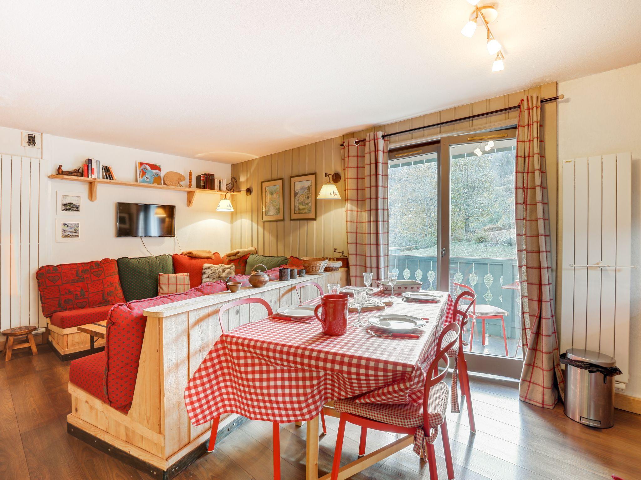 Foto 2 - Apartment mit 2 Schlafzimmern in Saint-Gervais-les-Bains mit garten und blick auf die berge