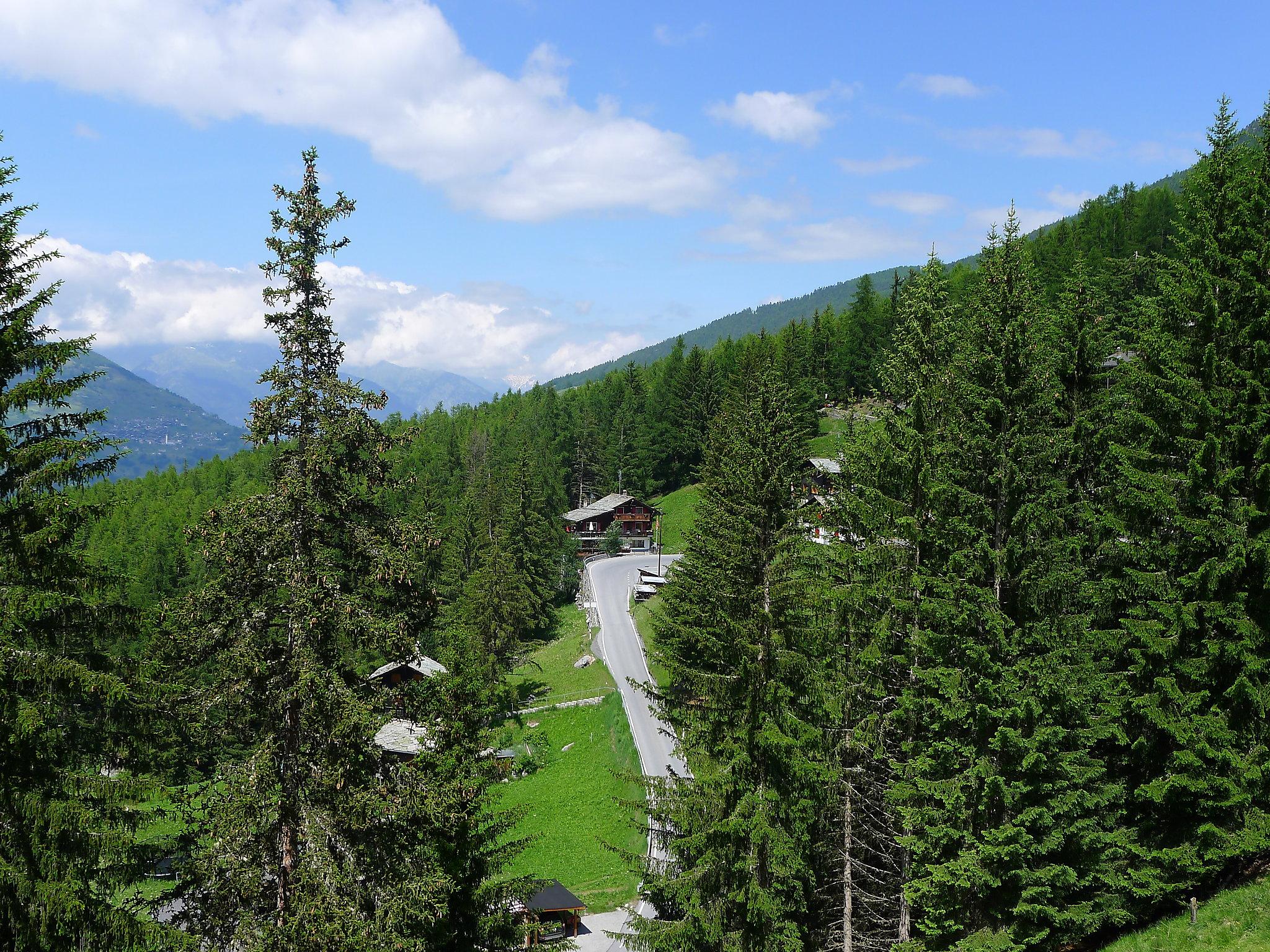 Foto 15 - Appartamento con 2 camere da letto a Sankt Niklaus con vista sulle montagne