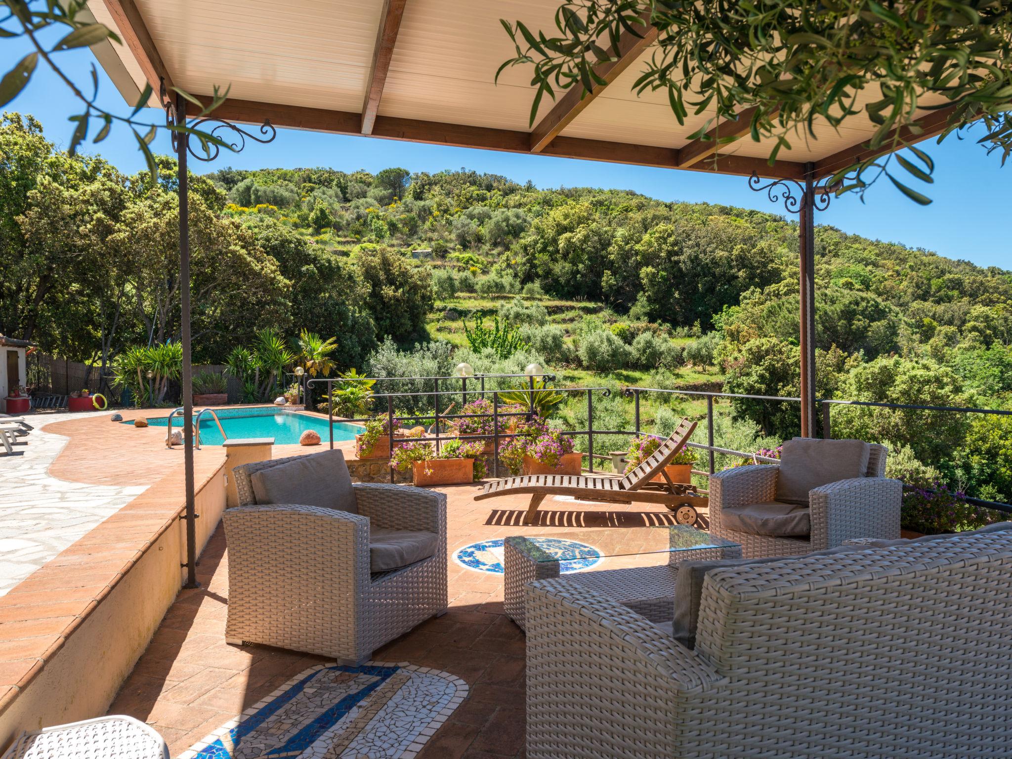 Foto 2 - Casa de 4 habitaciones en Monte Argentario con piscina privada y vistas al mar