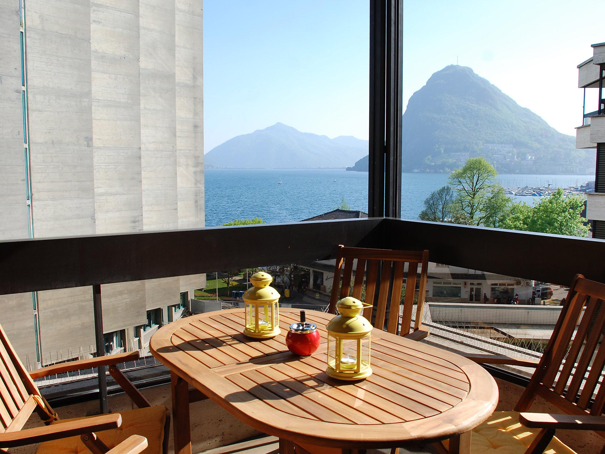 Foto 6 - Appartamento con 2 camere da letto a Lugano con vista sulle montagne