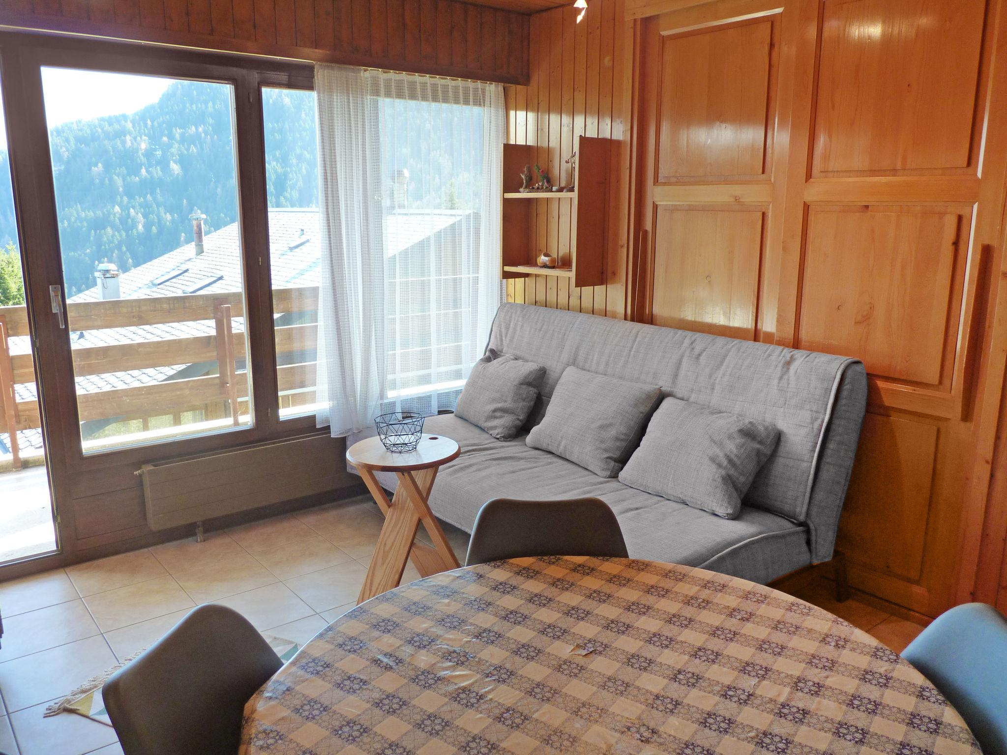 Foto 1 - Appartamento con 1 camera da letto a Leytron con vista sulle montagne