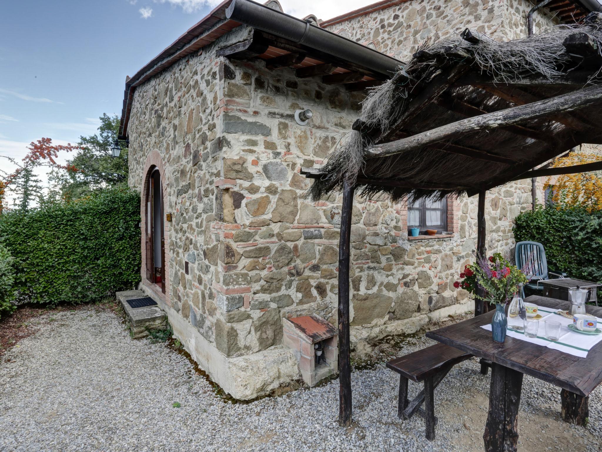 Photo 12 - Appartement de 1 chambre à Gaiole in Chianti avec piscine et jardin