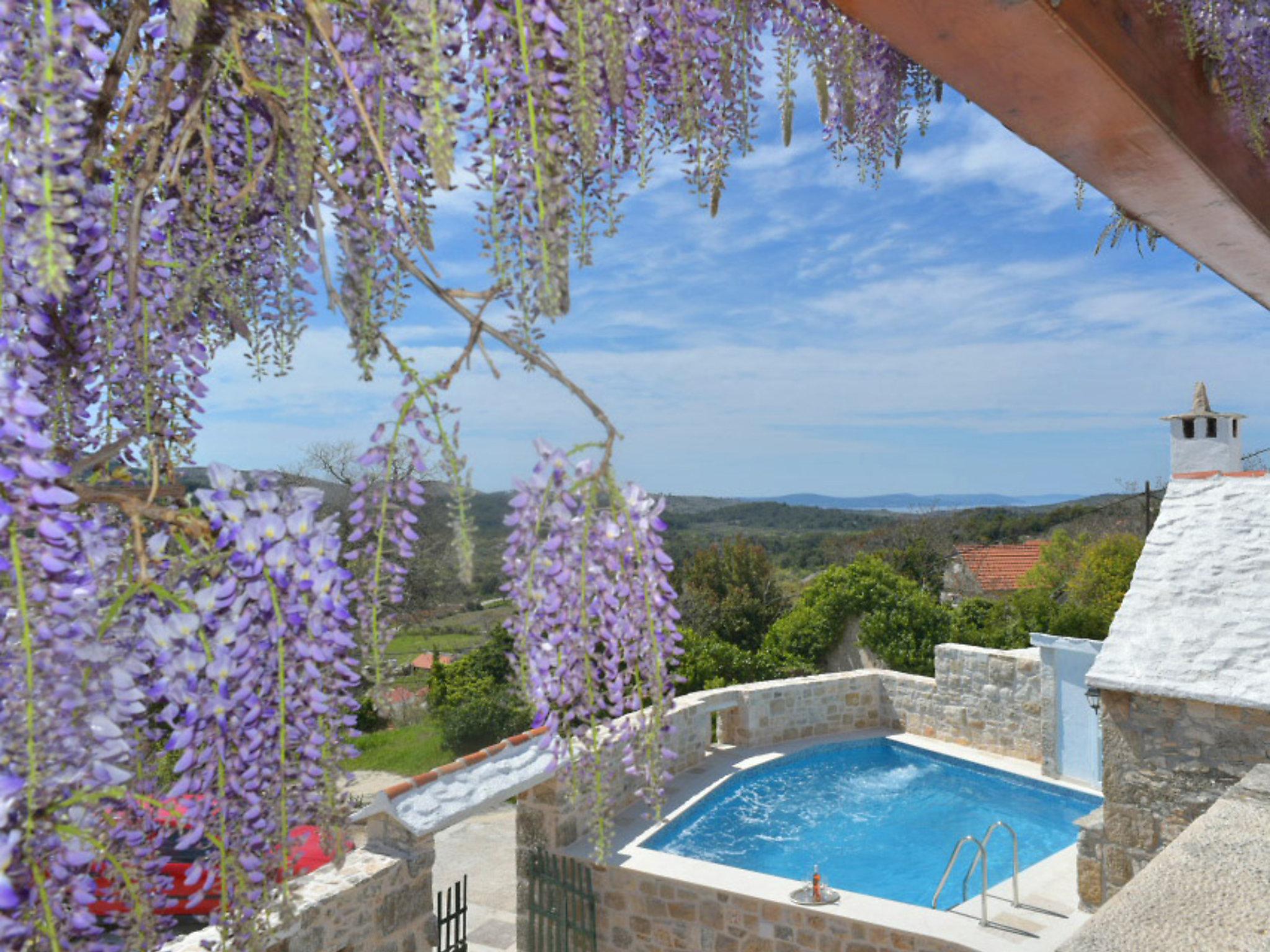 Foto 2 - Casa de 2 habitaciones en Nerežišća con piscina privada y jardín