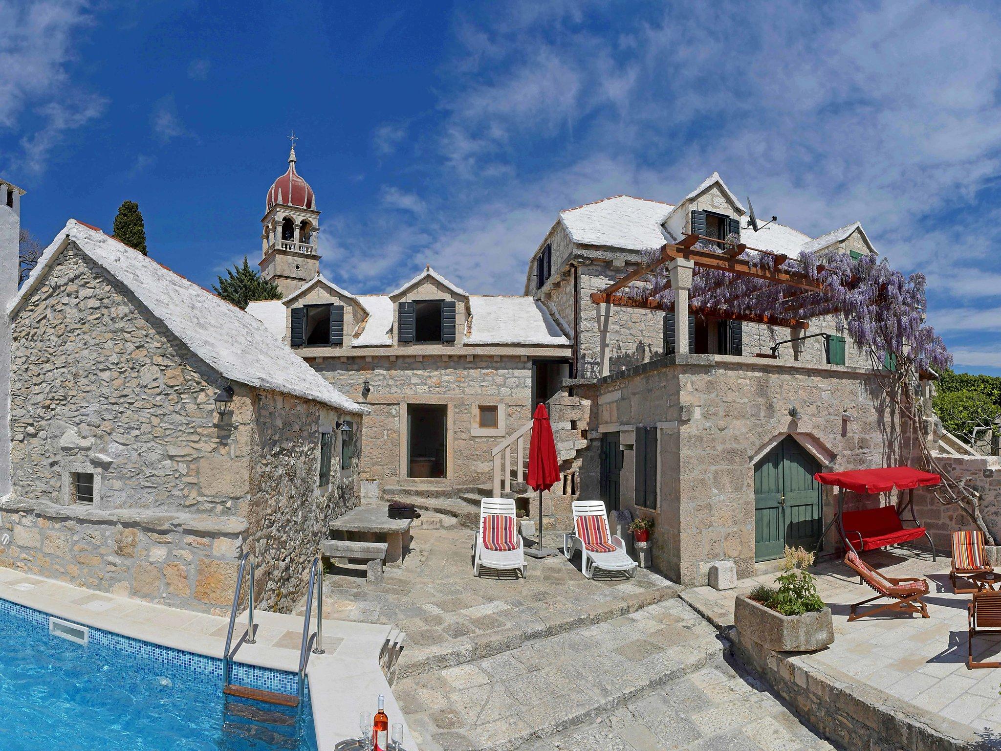 Photo 5 - Maison de 2 chambres à Nerežišća avec piscine privée et vues à la mer