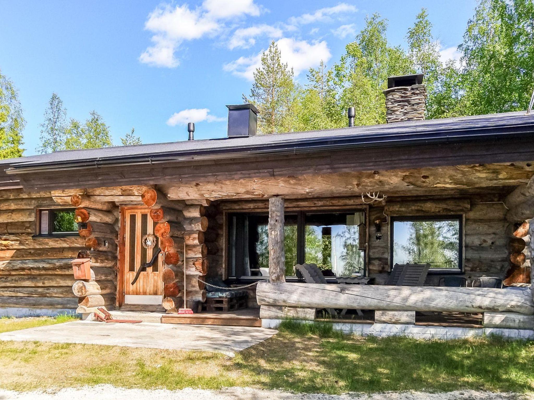 Foto 1 - Casa de 2 habitaciones en Kuusamo con sauna y vistas a la montaña