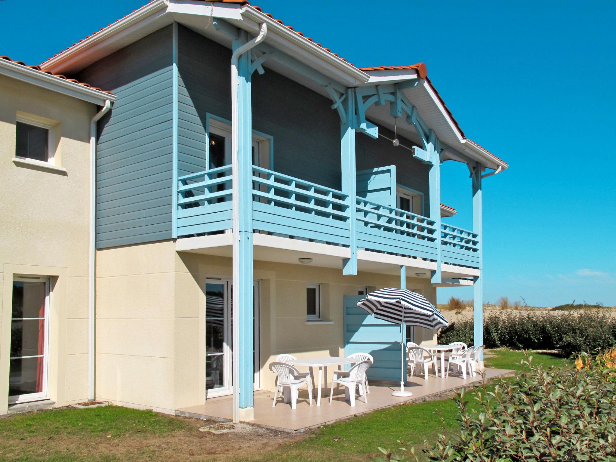 Foto 12 - Casa de 3 quartos em Biscarrosse com piscina e vistas do mar