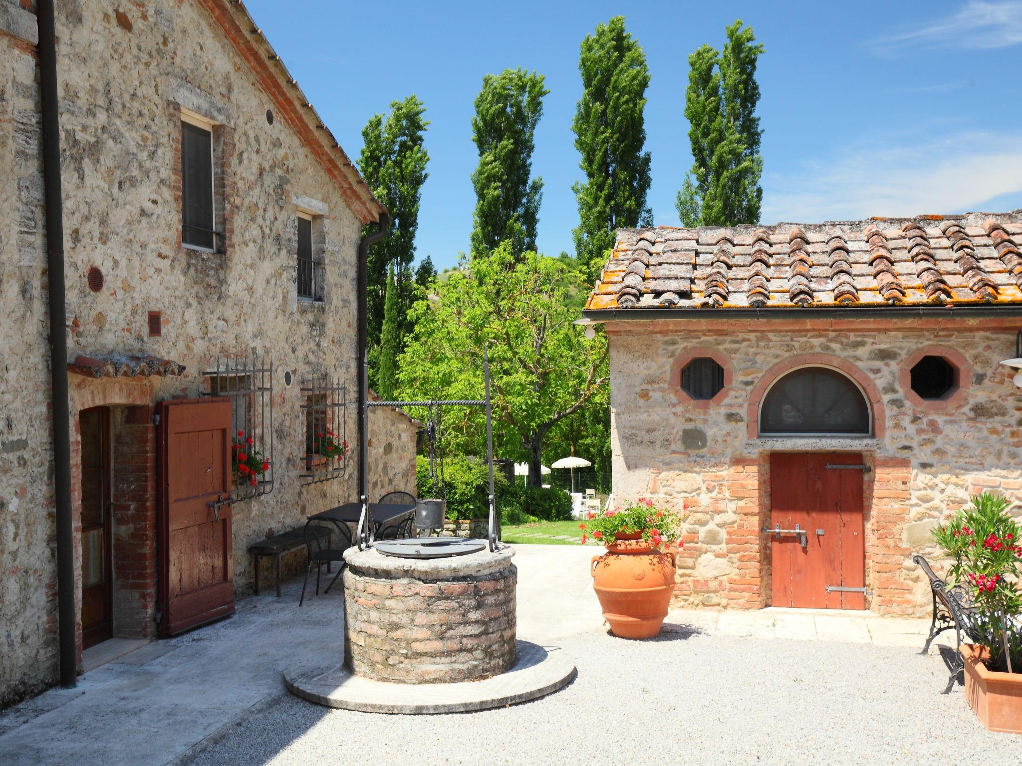 Foto 5 - Appartamento con 2 camere da letto a Rapolano Terme con piscina e giardino