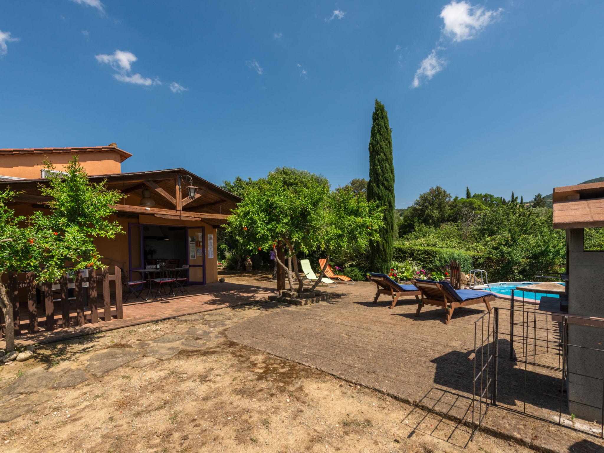 Foto 20 - Casa con 2 camere da letto a Scansano con piscina privata e vista mare