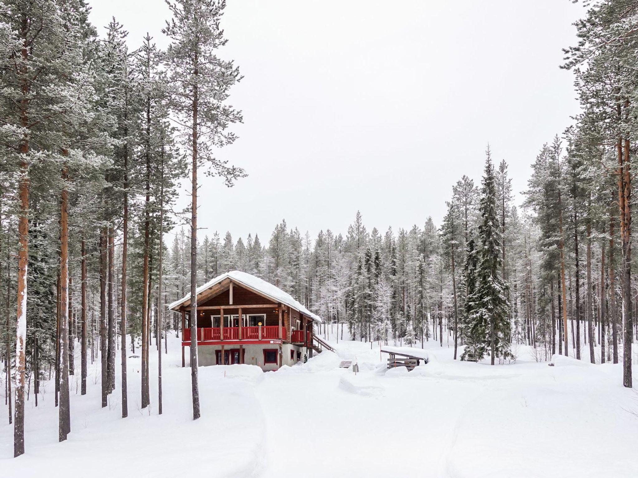 Foto 28 - Casa de 3 habitaciones en Sodankylä con sauna y vistas a la montaña