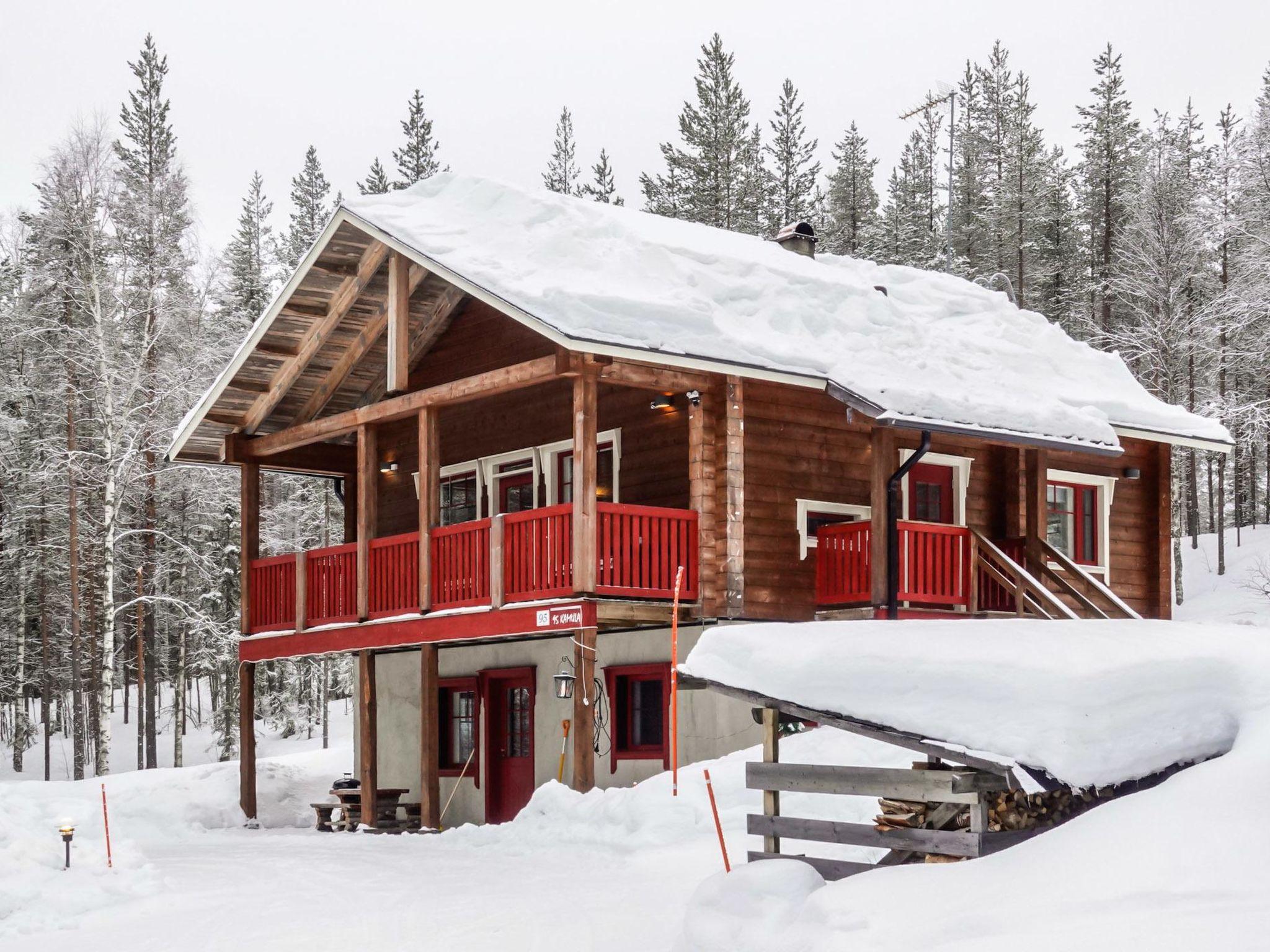 Foto 7 - Casa de 3 habitaciones en Sodankylä con sauna y vistas a la montaña