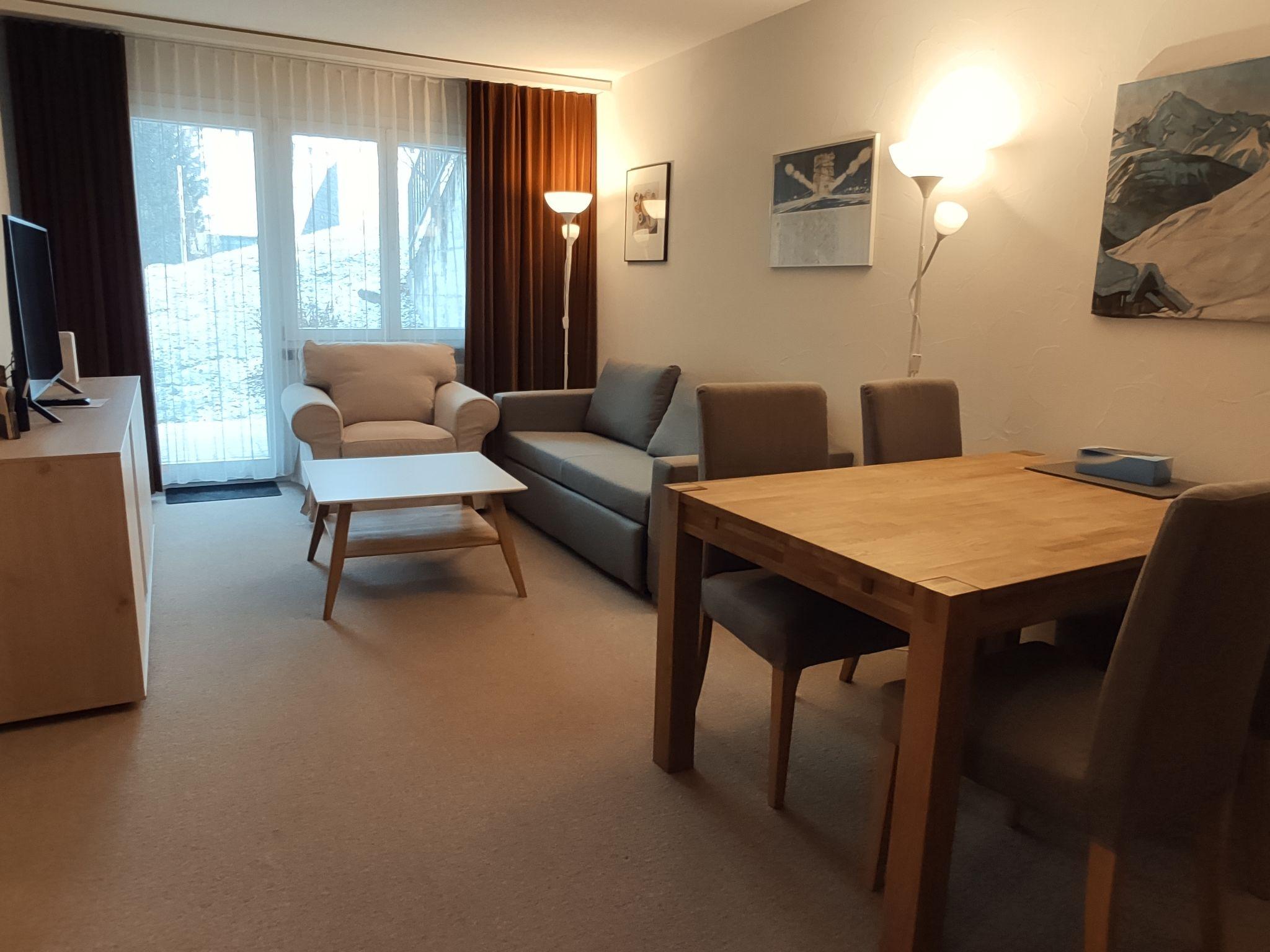 Foto 1 - Apartamento de 1 quarto em Davos com jardim e vista para a montanha