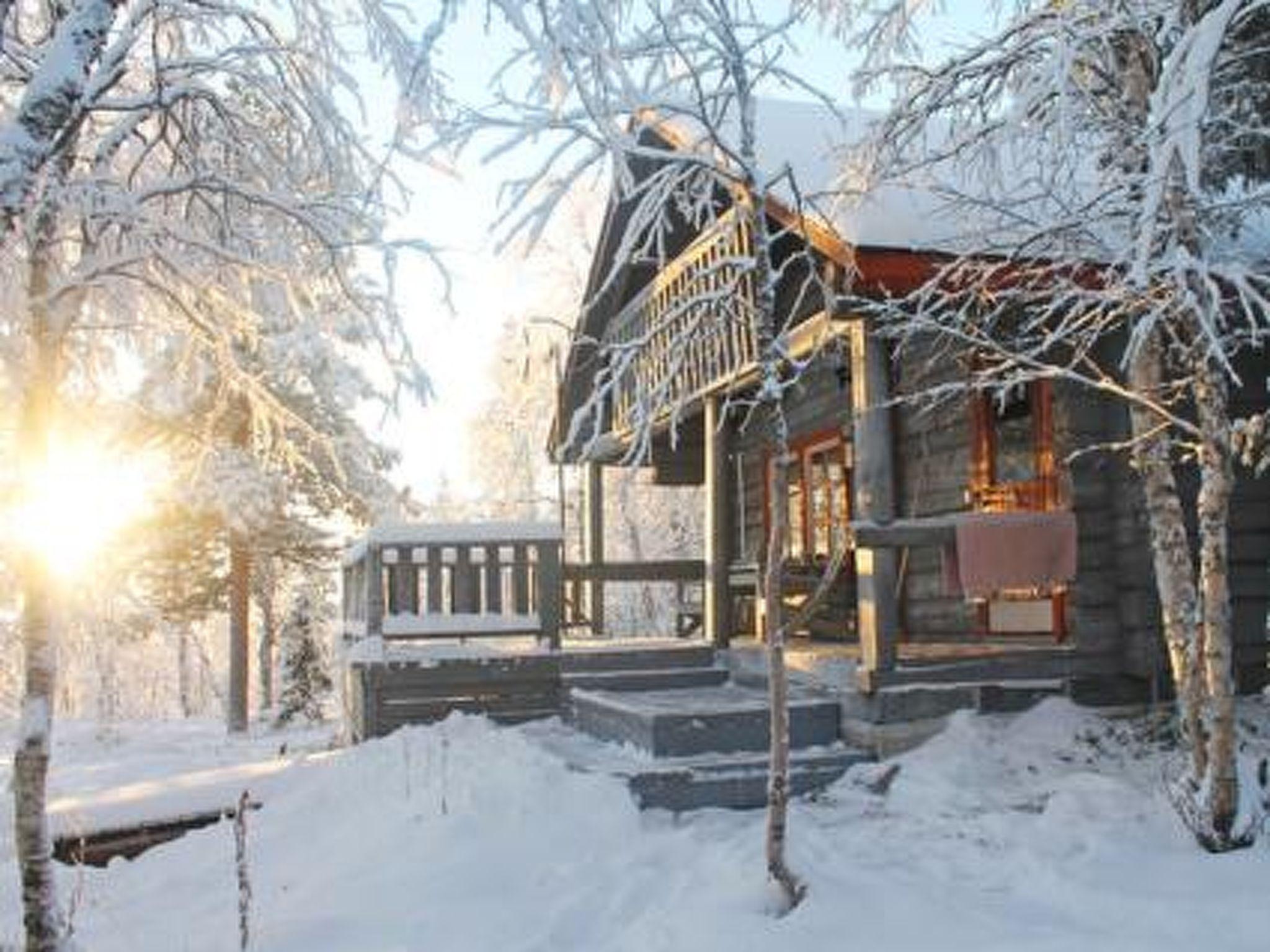 Foto 1 - Casa de 1 quarto em Kittilä com sauna e vista para a montanha