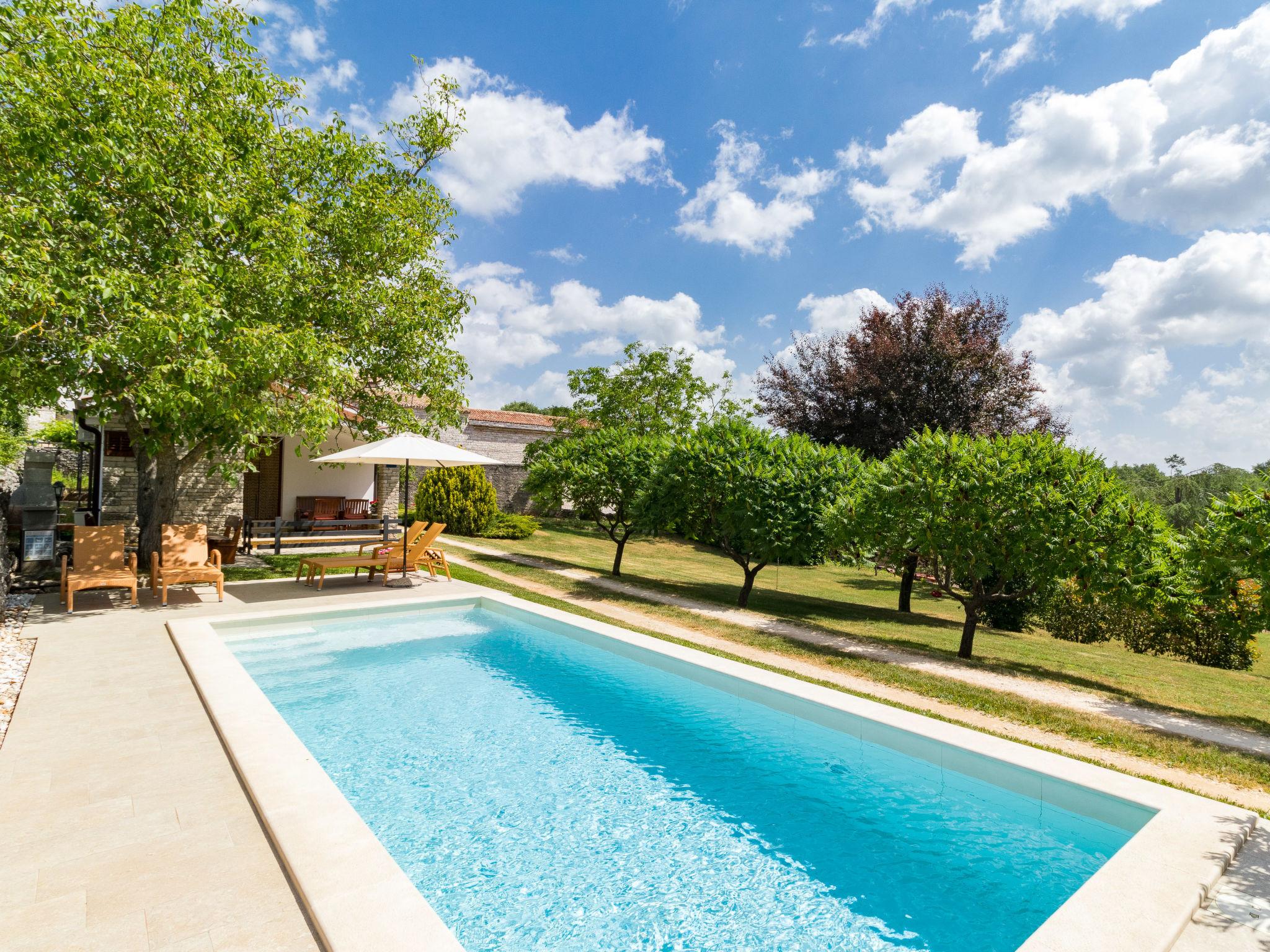 Foto 15 - Casa con 2 camere da letto a Pazin con piscina privata e giardino