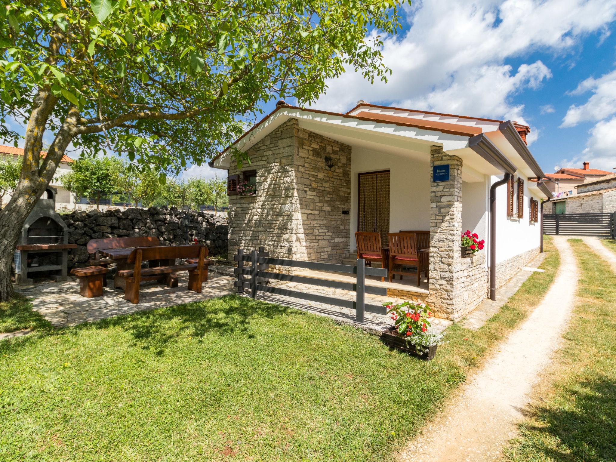 Foto 17 - Casa de 2 quartos em Pazin com piscina privada e jardim