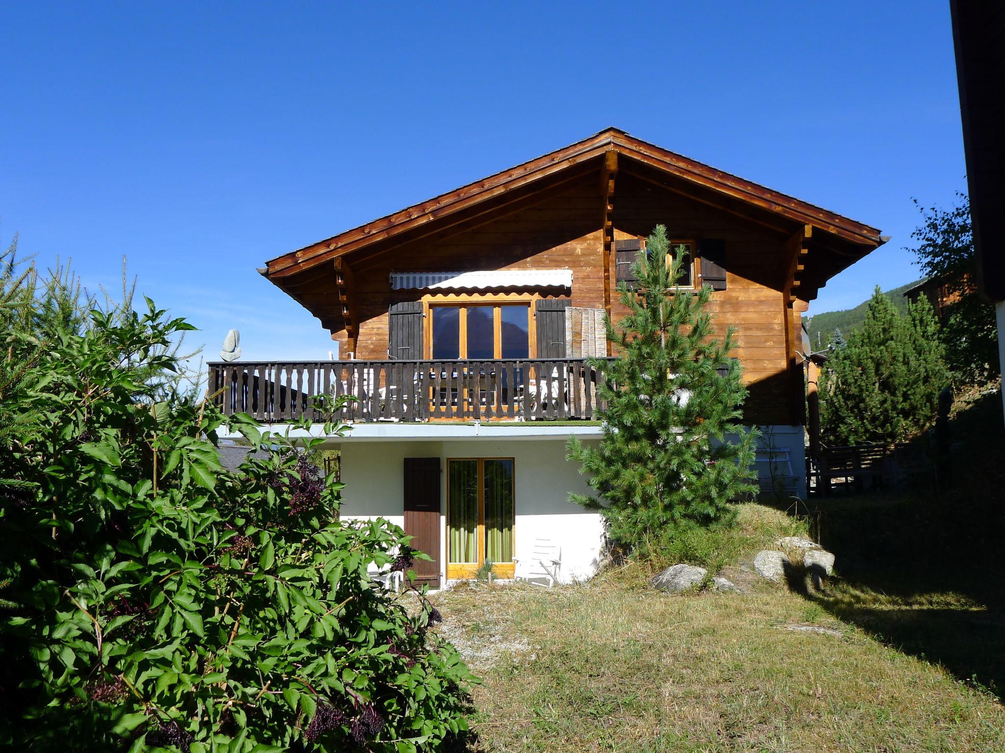 Foto 1 - Casa con 4 camere da letto a Grächen con giardino e vista sulle montagne