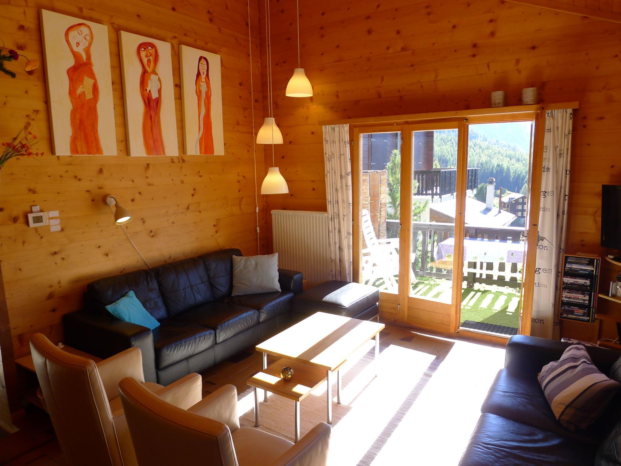 Foto 6 - Casa de 4 quartos em Grächen com jardim e vista para a montanha