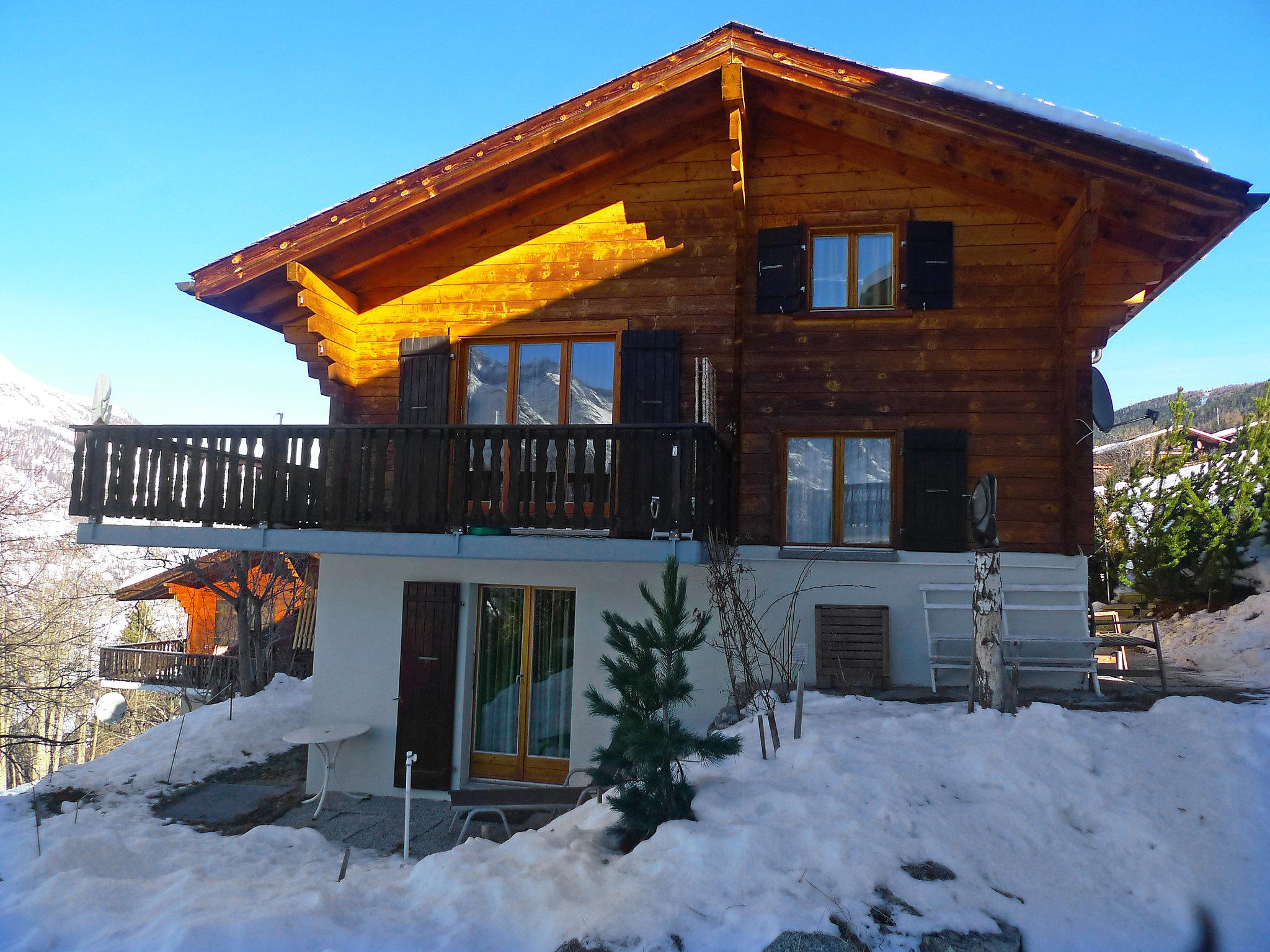 Foto 21 - Casa de 4 habitaciones en Grächen con jardín y vistas a la montaña