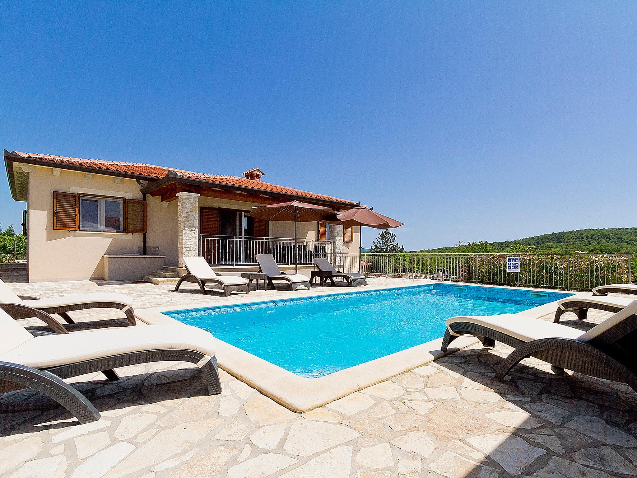 Foto 2 - Casa de 5 habitaciones en Labin con piscina privada y vistas al mar