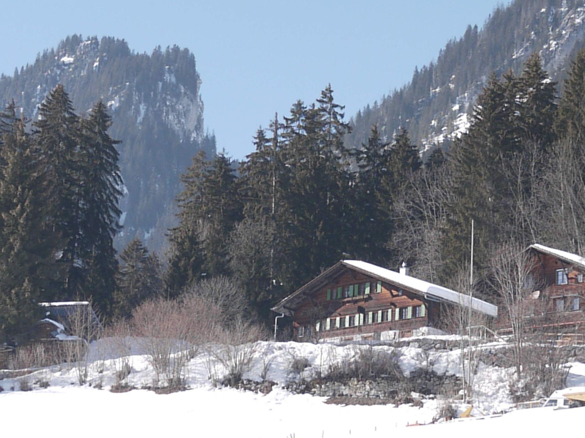 Foto 3 - Apartamento de 2 quartos em Oberwil im Simmental com jardim e vista para a montanha