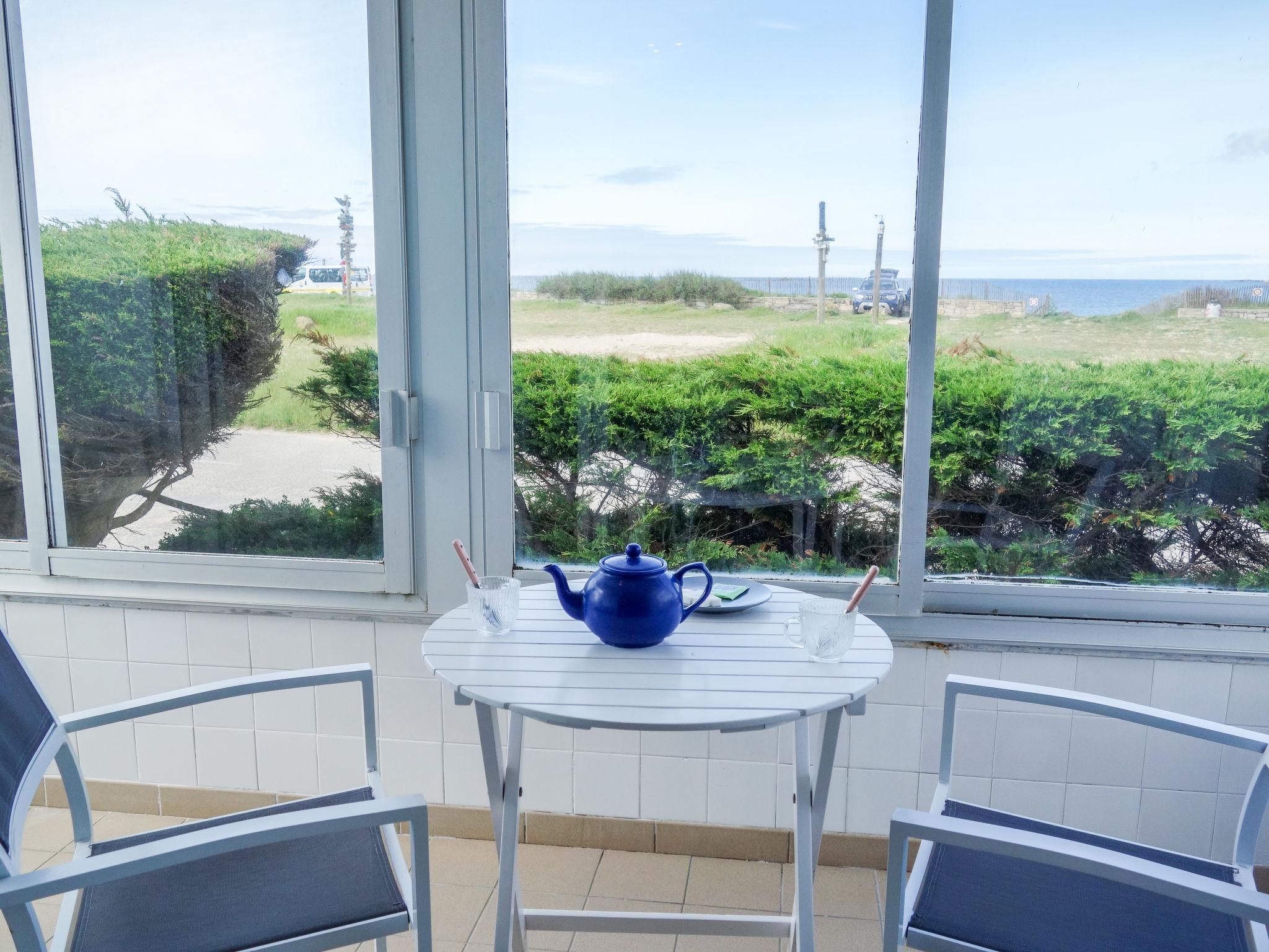 Foto 1 - Apartamento de 2 habitaciones en Saint-Pierre-Quiberon con jardín y vistas al mar