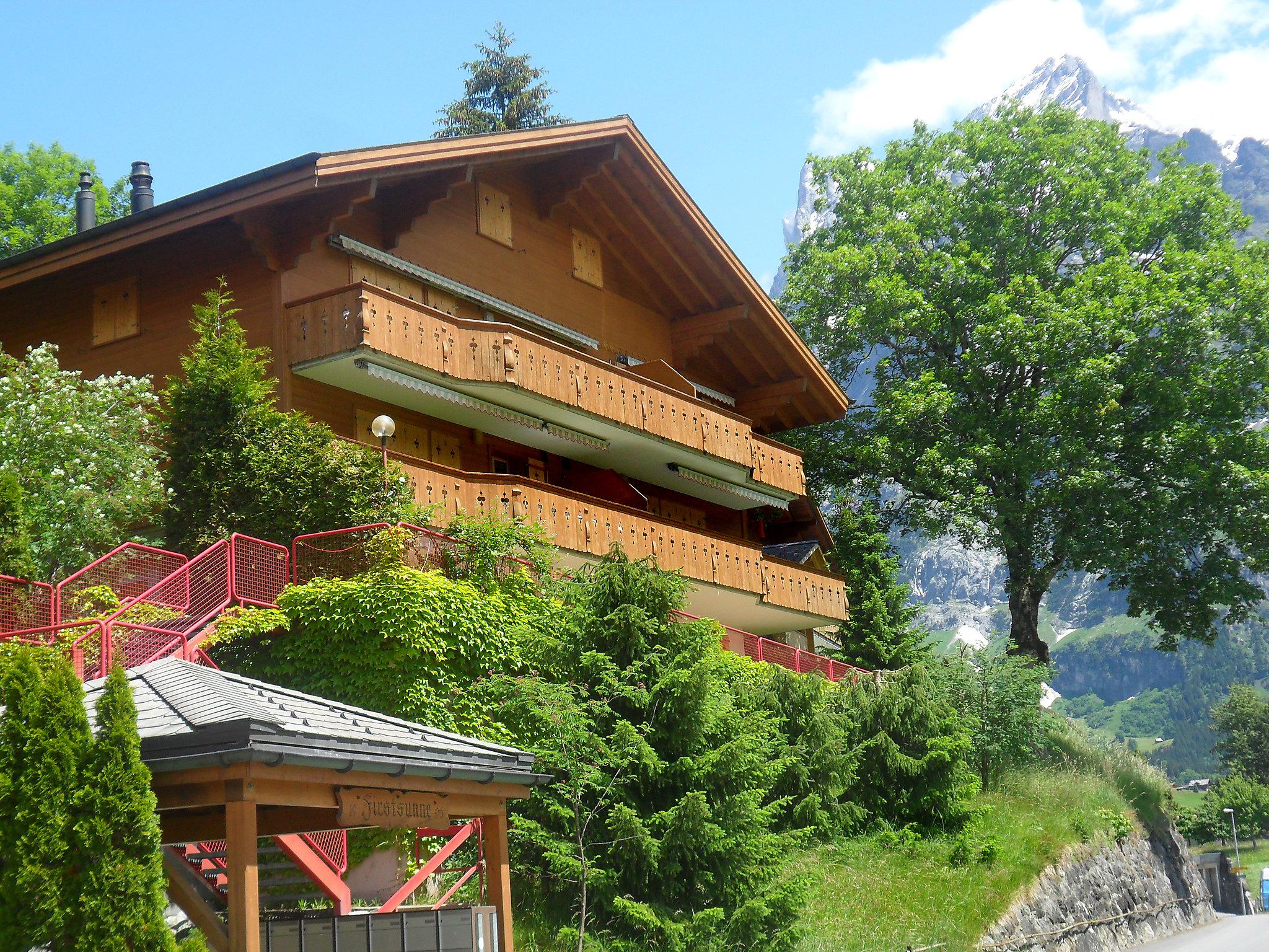Foto 1 - Appartamento con 2 camere da letto a Grindelwald con vista sulle montagne