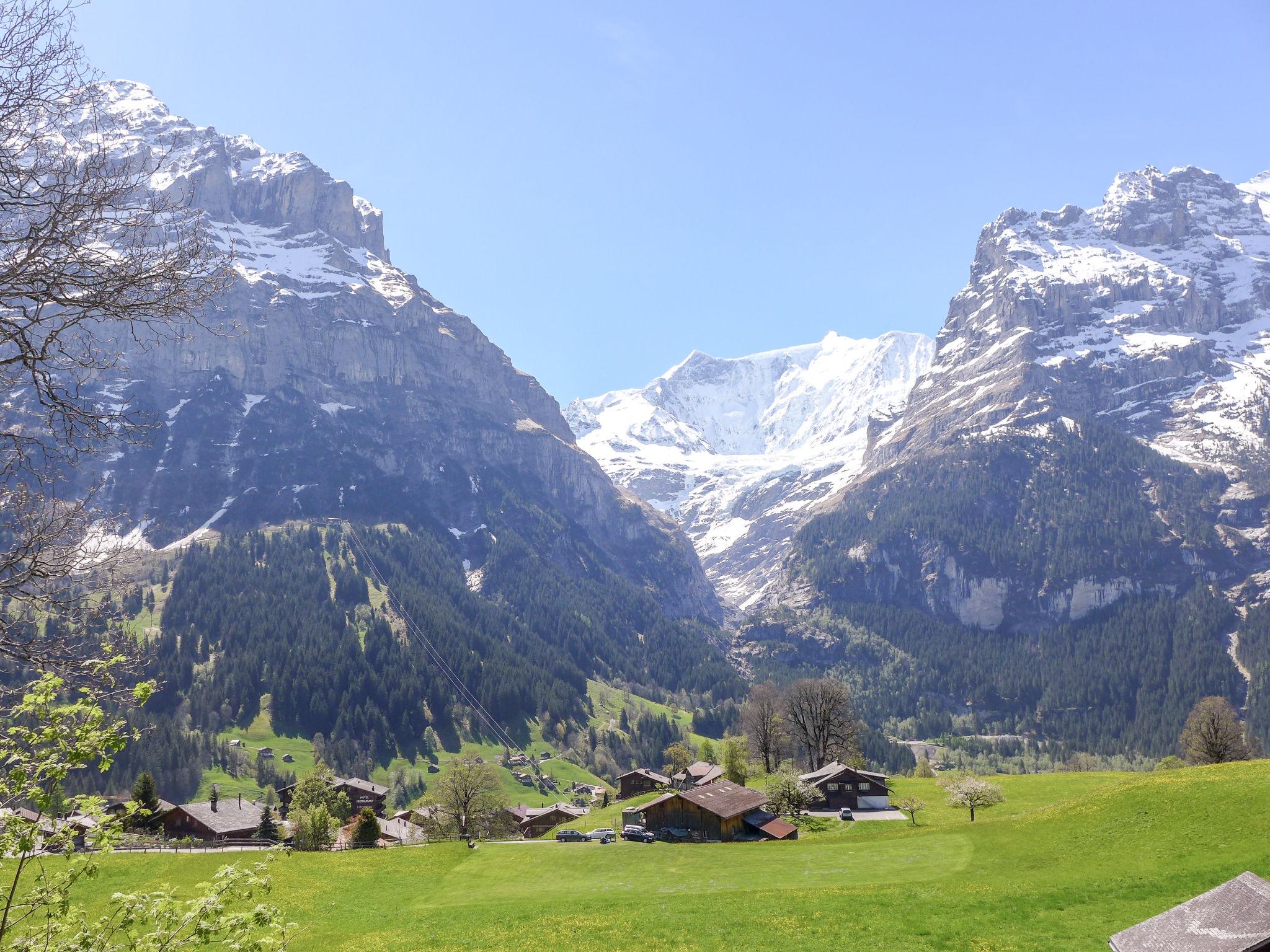 Foto 9 - Apartamento de 2 habitaciones en Grindelwald con vistas a la montaña