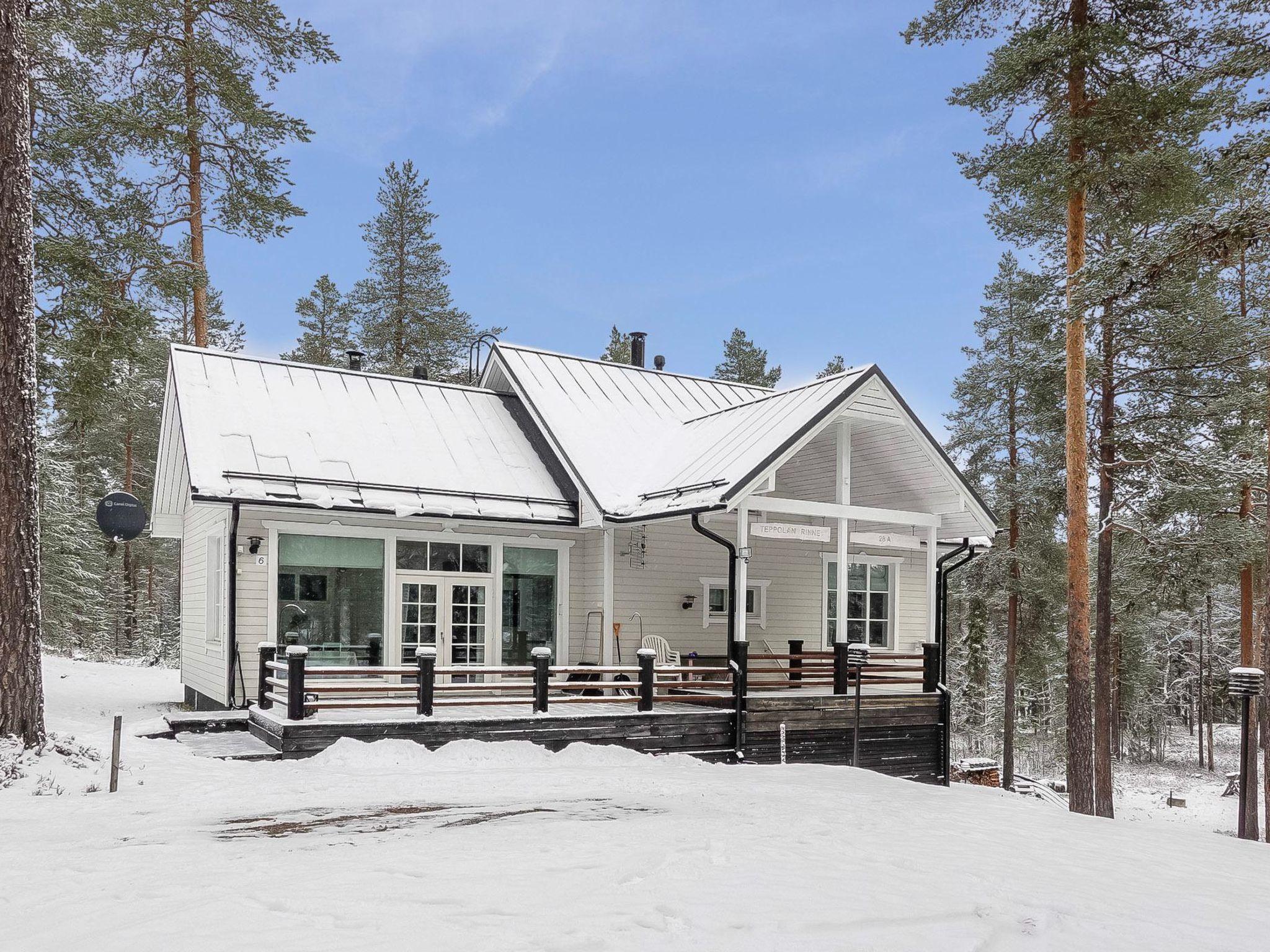 Foto 5 - Haus mit 1 Schlafzimmer in Salla mit sauna und blick auf die berge