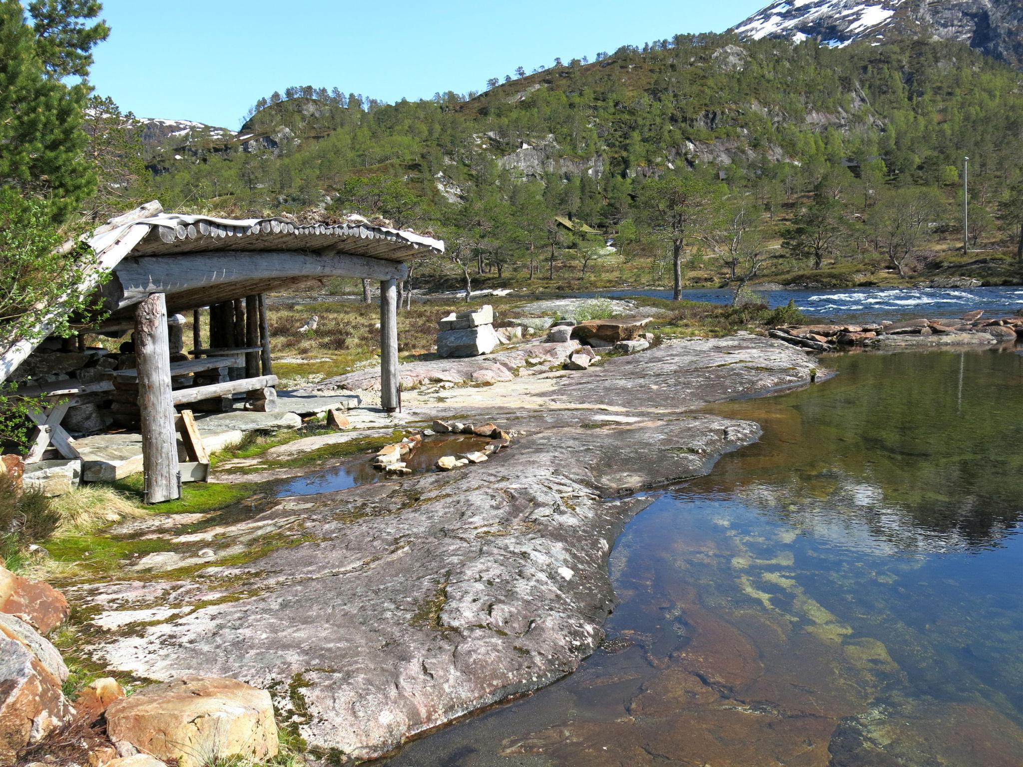 Foto 5 - Casa de 2 habitaciones en Viksdalen con terraza y sauna