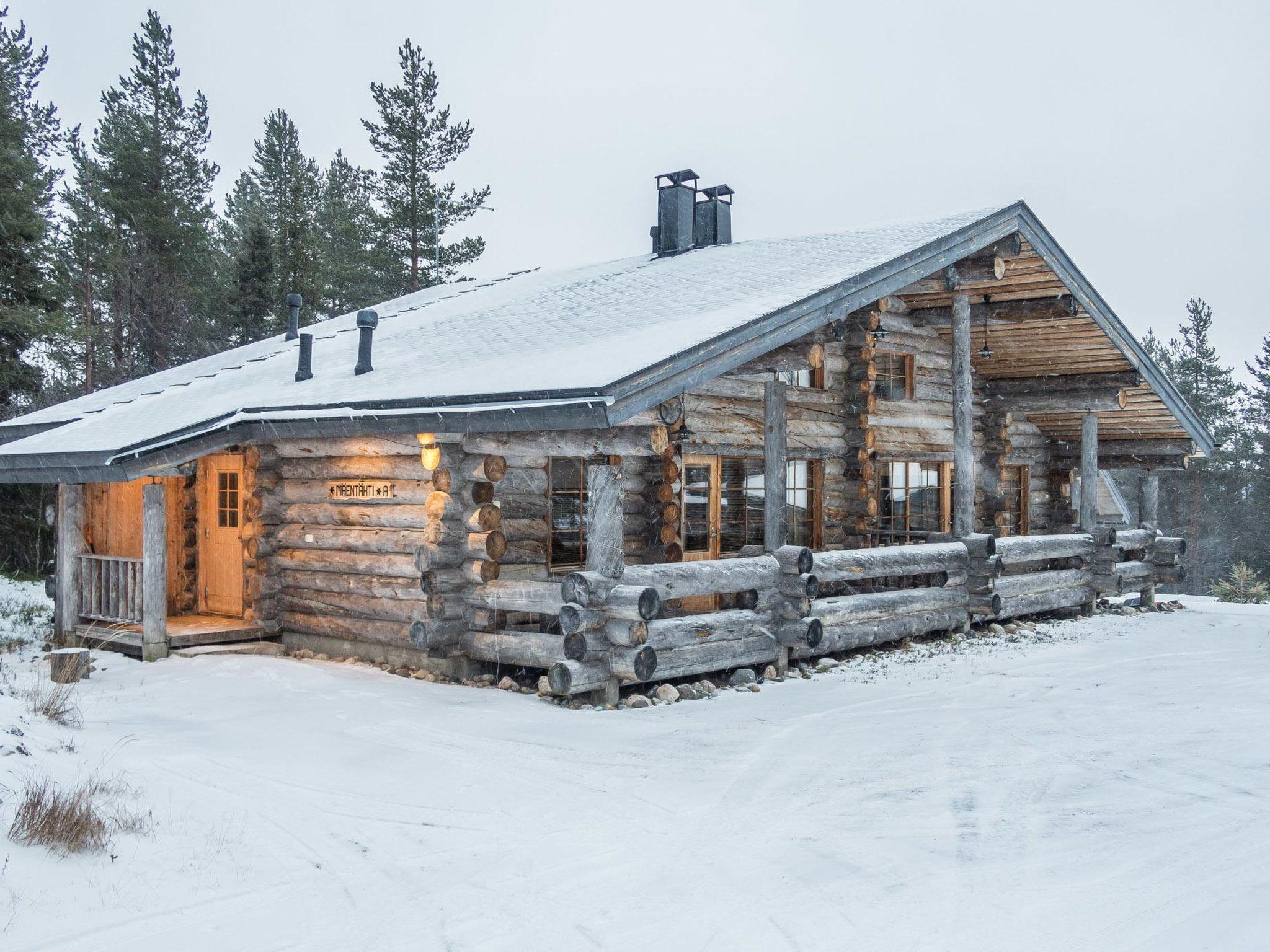 Foto 1 - Casa de 2 habitaciones en Kuusamo con sauna y vistas a la montaña