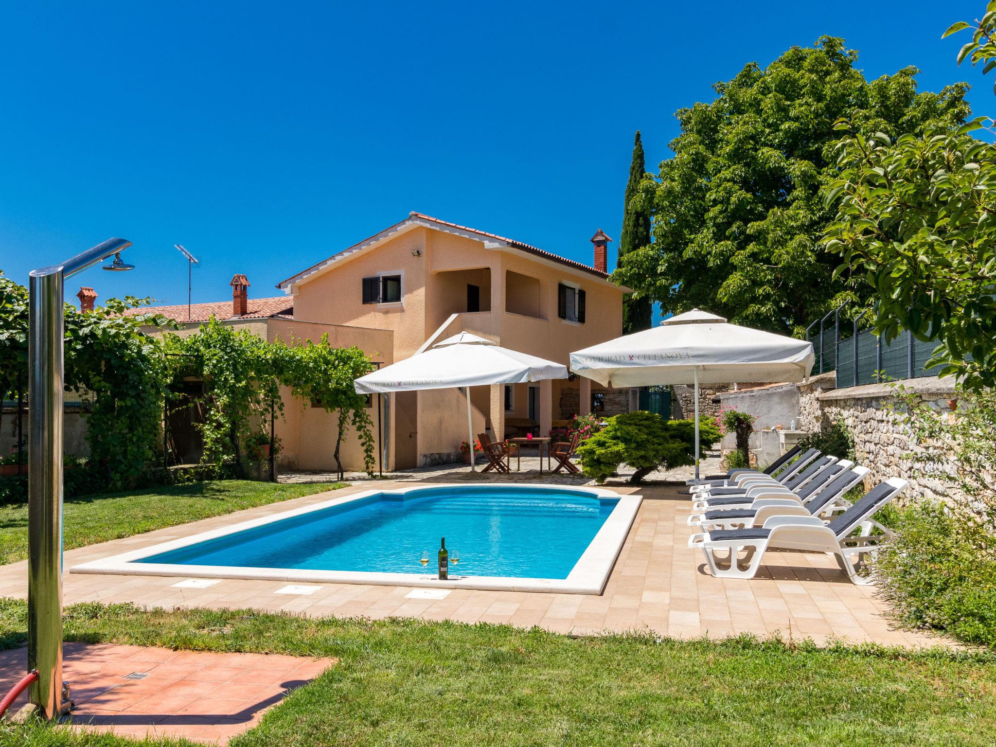 Foto 1 - Casa de 3 quartos em Višnjan com piscina privada e vistas do mar